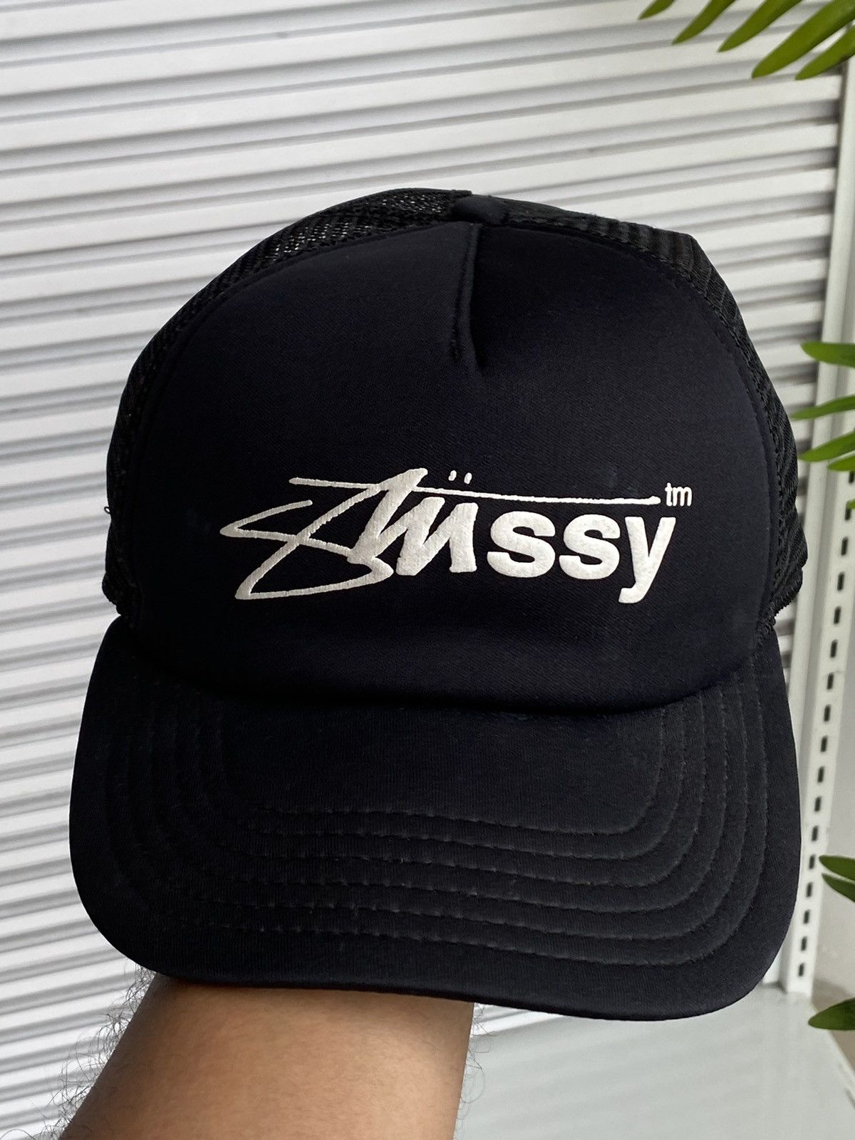 Stussy × Vintage OG Stussy Split Logo Trucker Cap /Travis Flacko Scott Size ONE SIZE - 3 Thumbnail