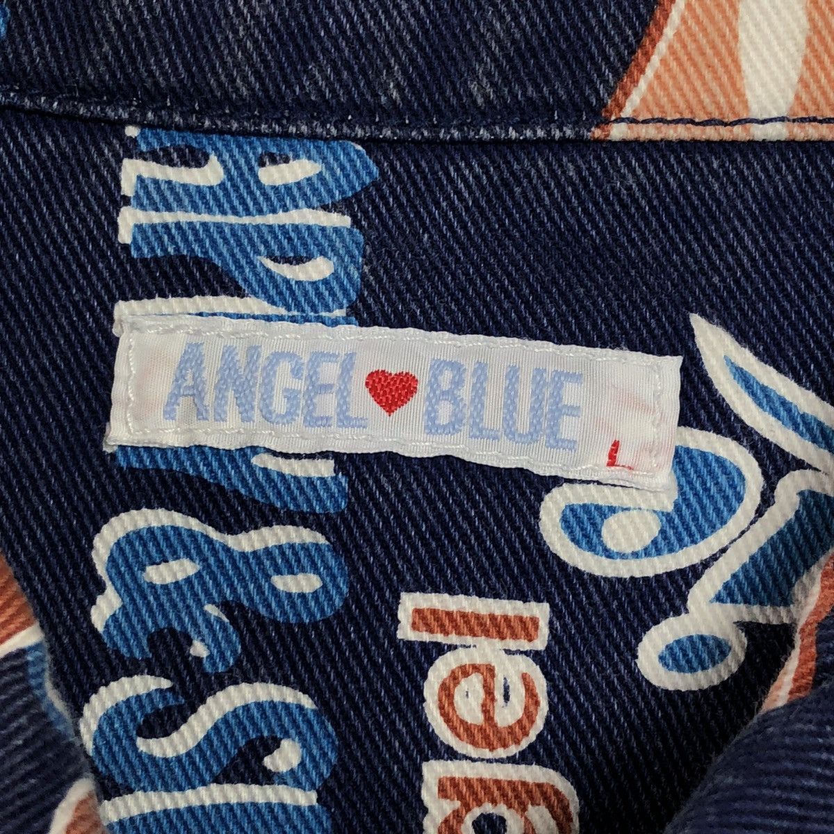 Angel Blue ❤️‍🔥LASTCALL❤️‍🔥90s Angel Blue Happy & Sweet Denim Jacket Size US M / EU 48-50 / 2 - 11 Thumbnail