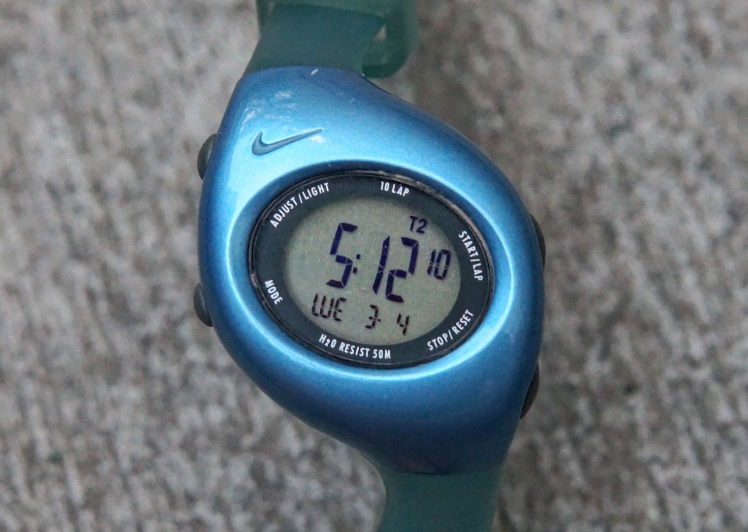 image of Vintage Nike Watch Blue Rubber, Men's
