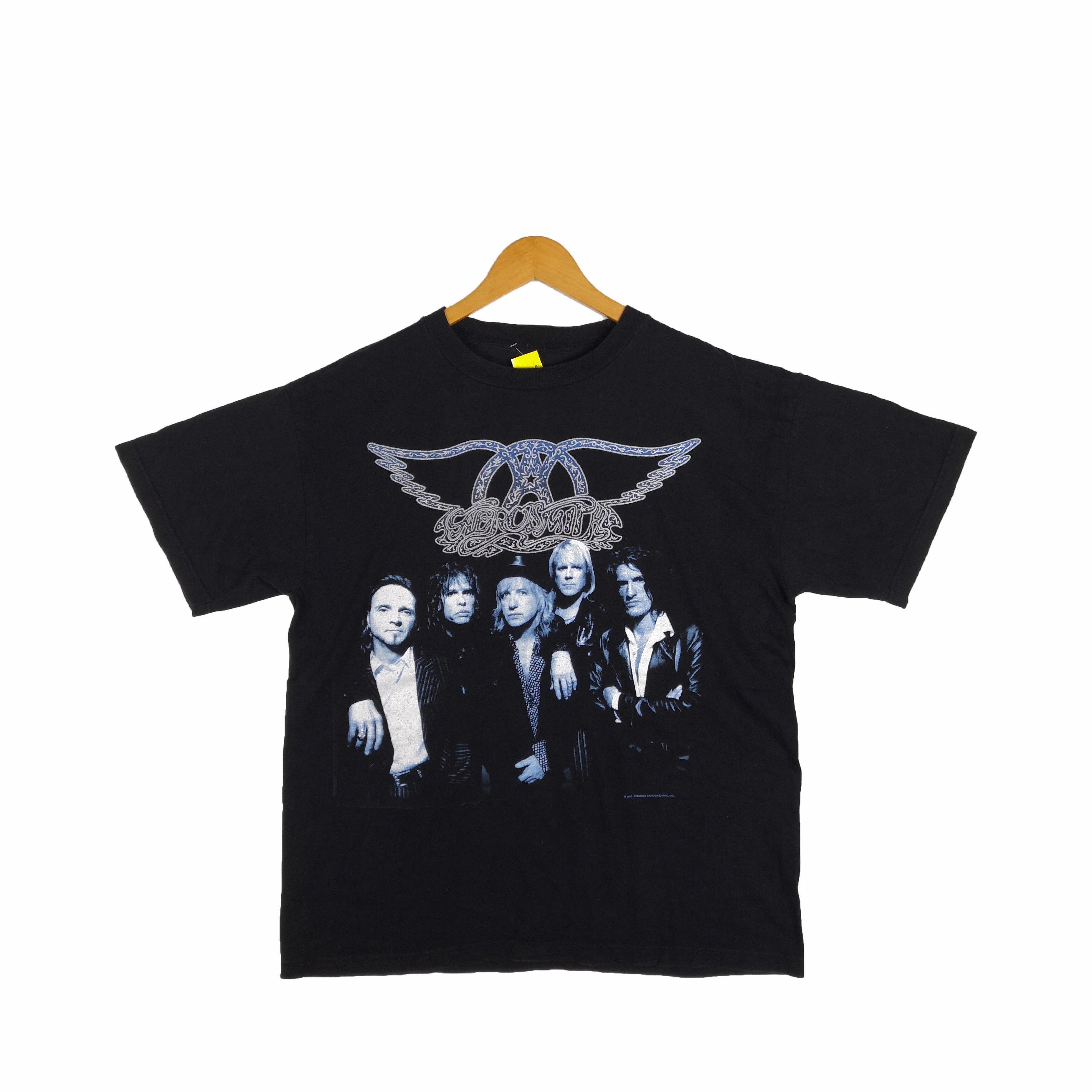 Aerosmith Vintage Aerosmith T Shirt Band Tour Concert Crewneck Tee Size US L / EU 52-54 / 3 - 1 Thumbnail