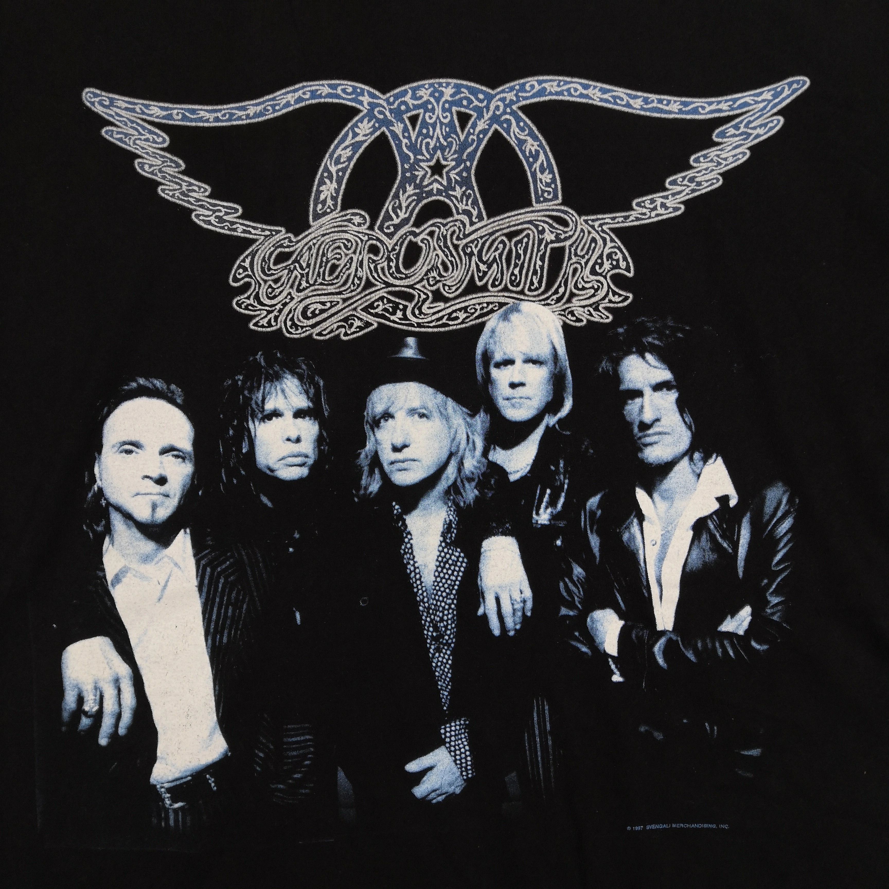 Aerosmith Vintage Aerosmith T Shirt Band Tour Concert Crewneck Tee Size US L / EU 52-54 / 3 - 5 Thumbnail