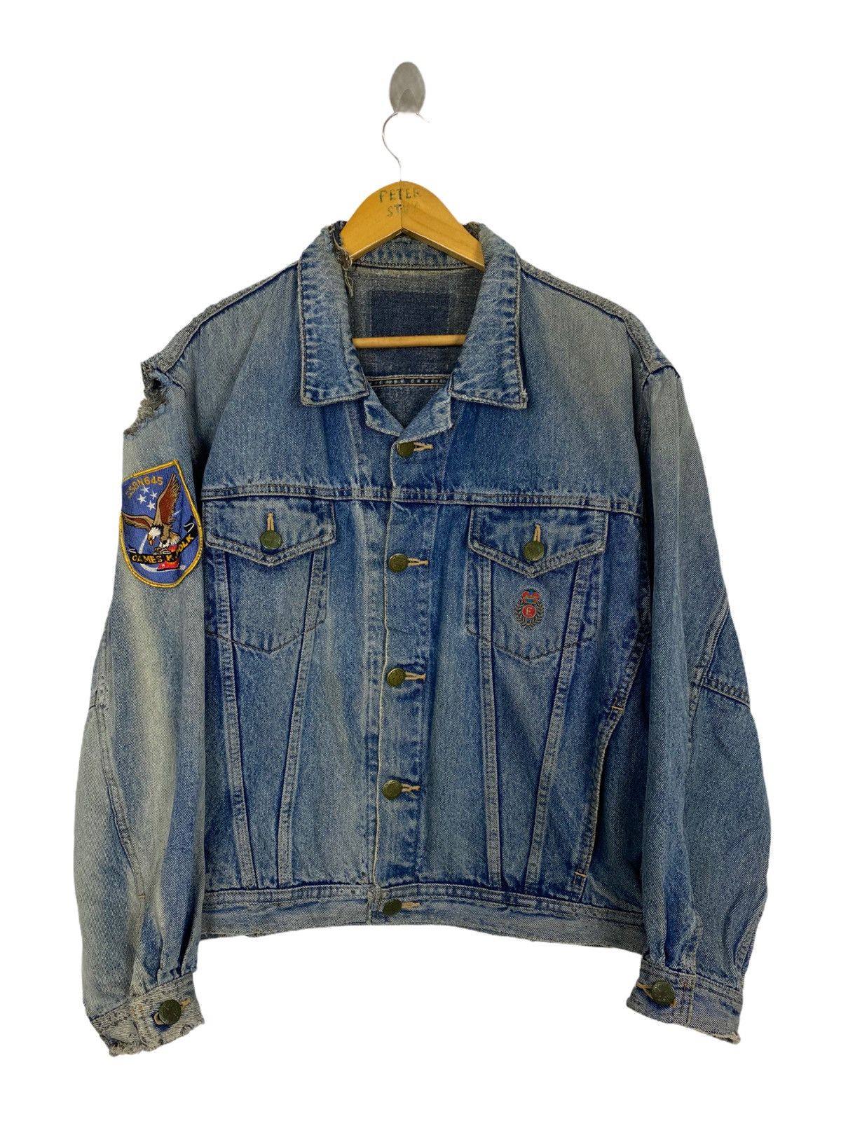 Edwin × Vintage VINTAGE 80’s EDWIN DENIM JACKET Size US M / EU 48-50 / 2 - 1 Thumbnail