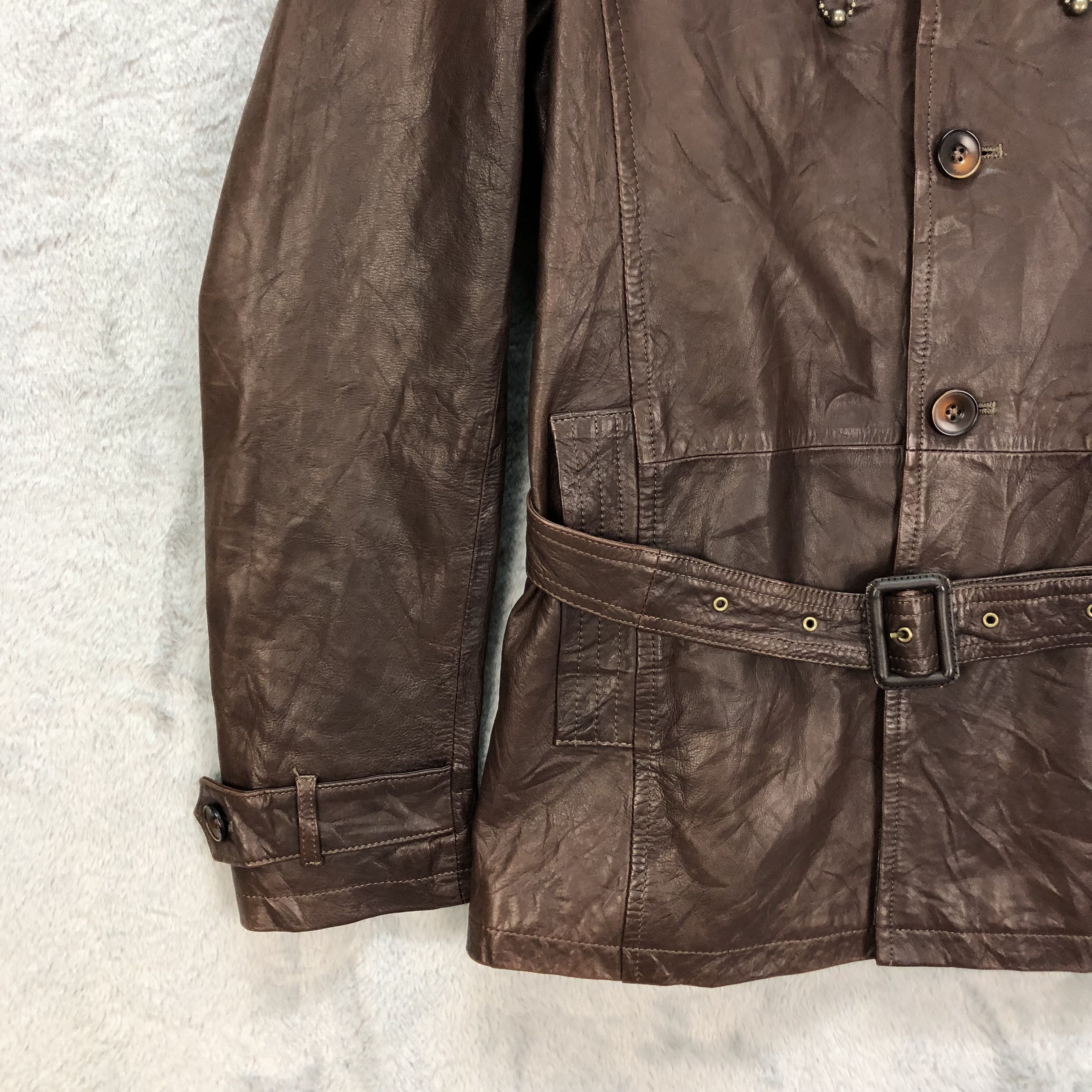 BIGI Men's Bigi Tartan Lined Sheep Leather Jacket #6109-47 Size US S / EU 44-46 / 1 - 4 Thumbnail