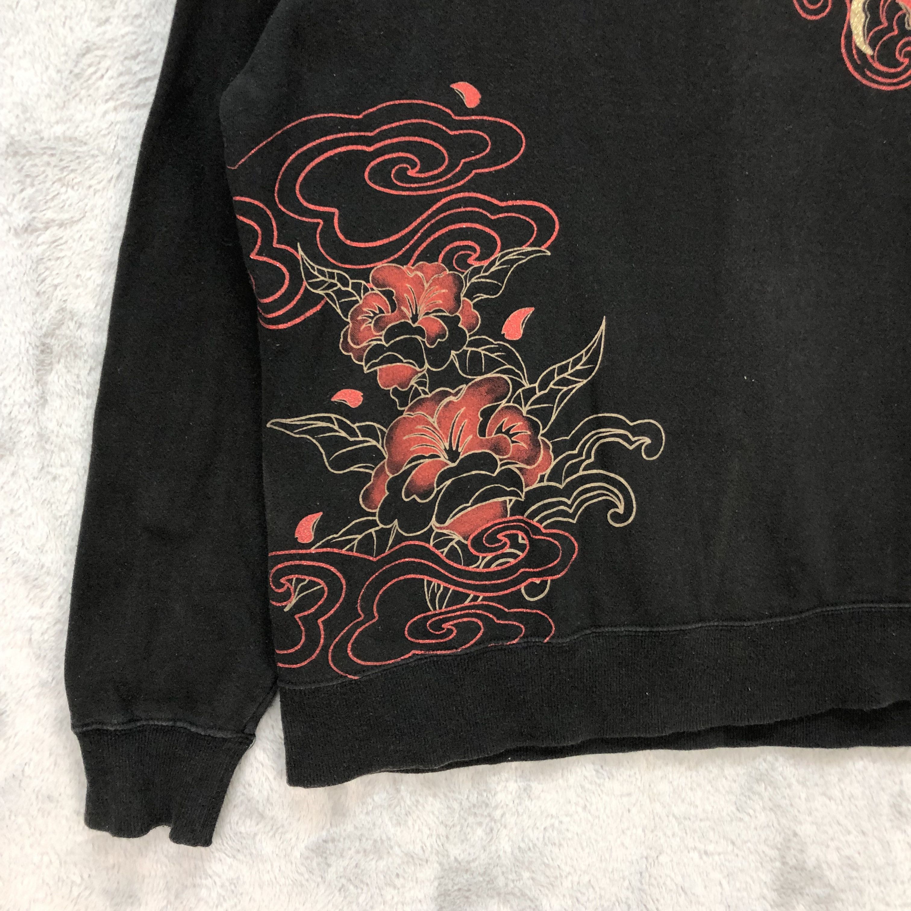 Japanese Brand Legendary Dragon on Back Sweatshirts #6148-50 Size US L / EU 52-54 / 3 - 9 Thumbnail