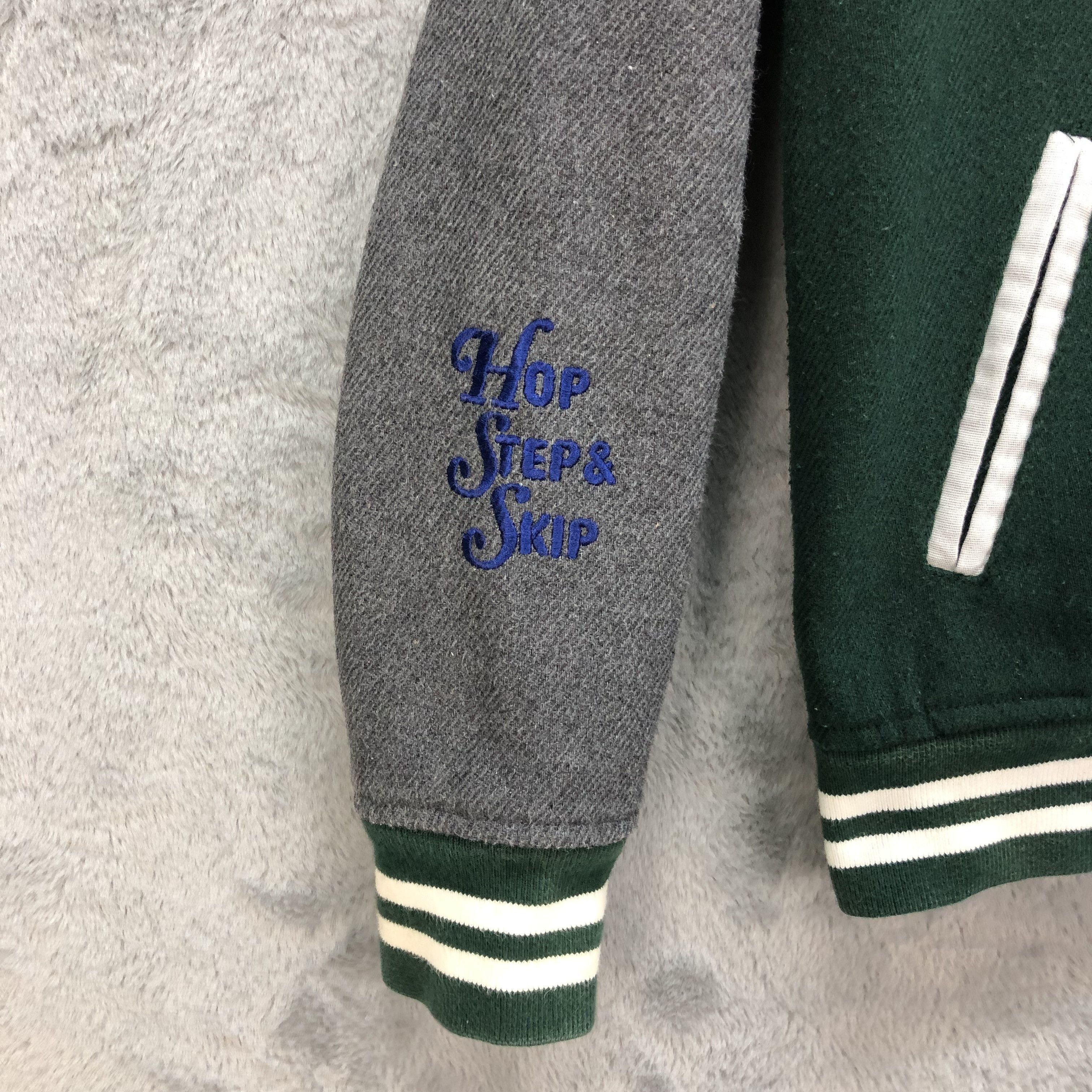 Japanese Brand RCWB Big Logo Green Varsity Jacket #6112-48 Size US M / EU 48-50 / 2 - 6 Thumbnail