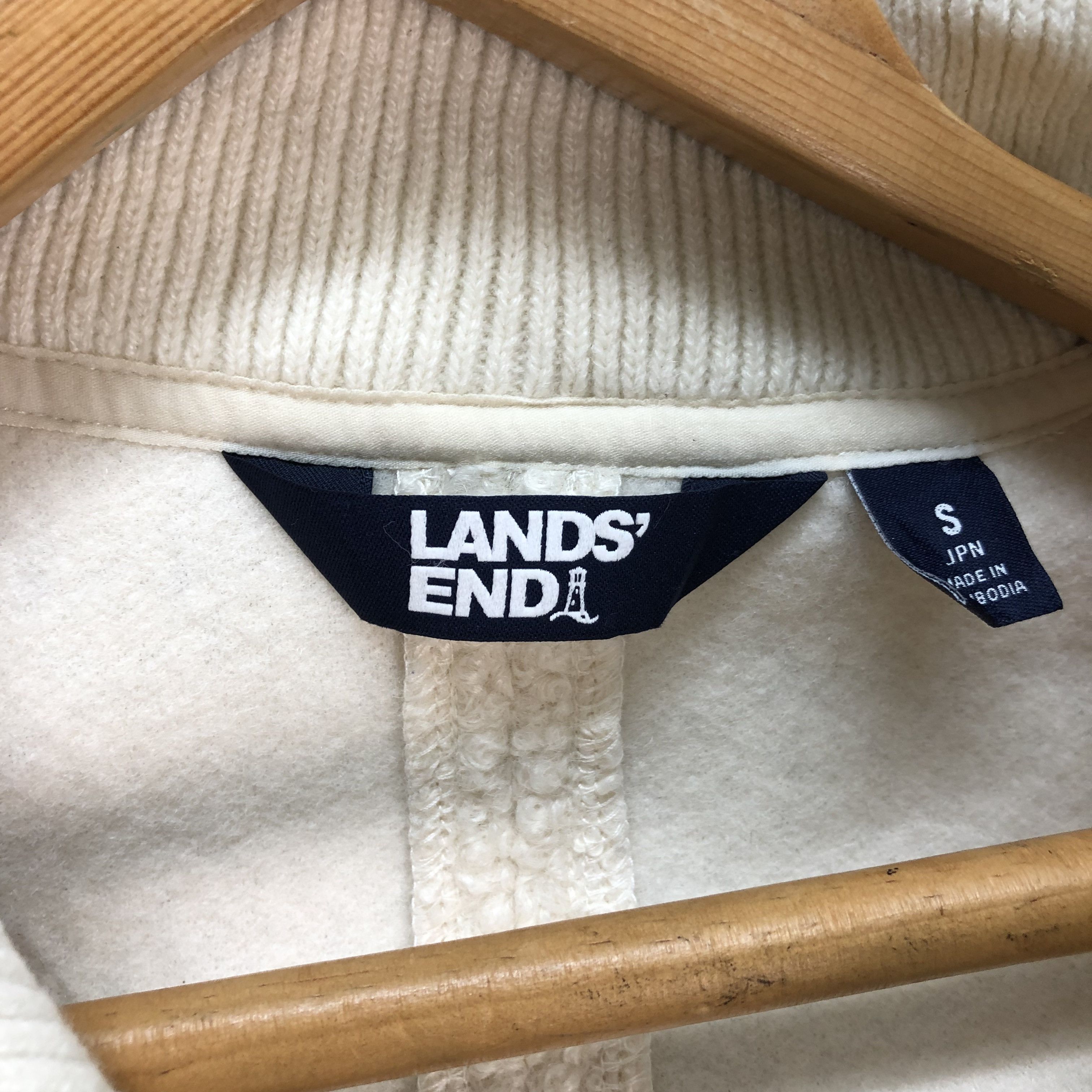 Lands' End Lands End Turtle Neck Half Zip Deep Pile Fleece #6122-49 Size S / US 4 / IT 40 - 6 Thumbnail