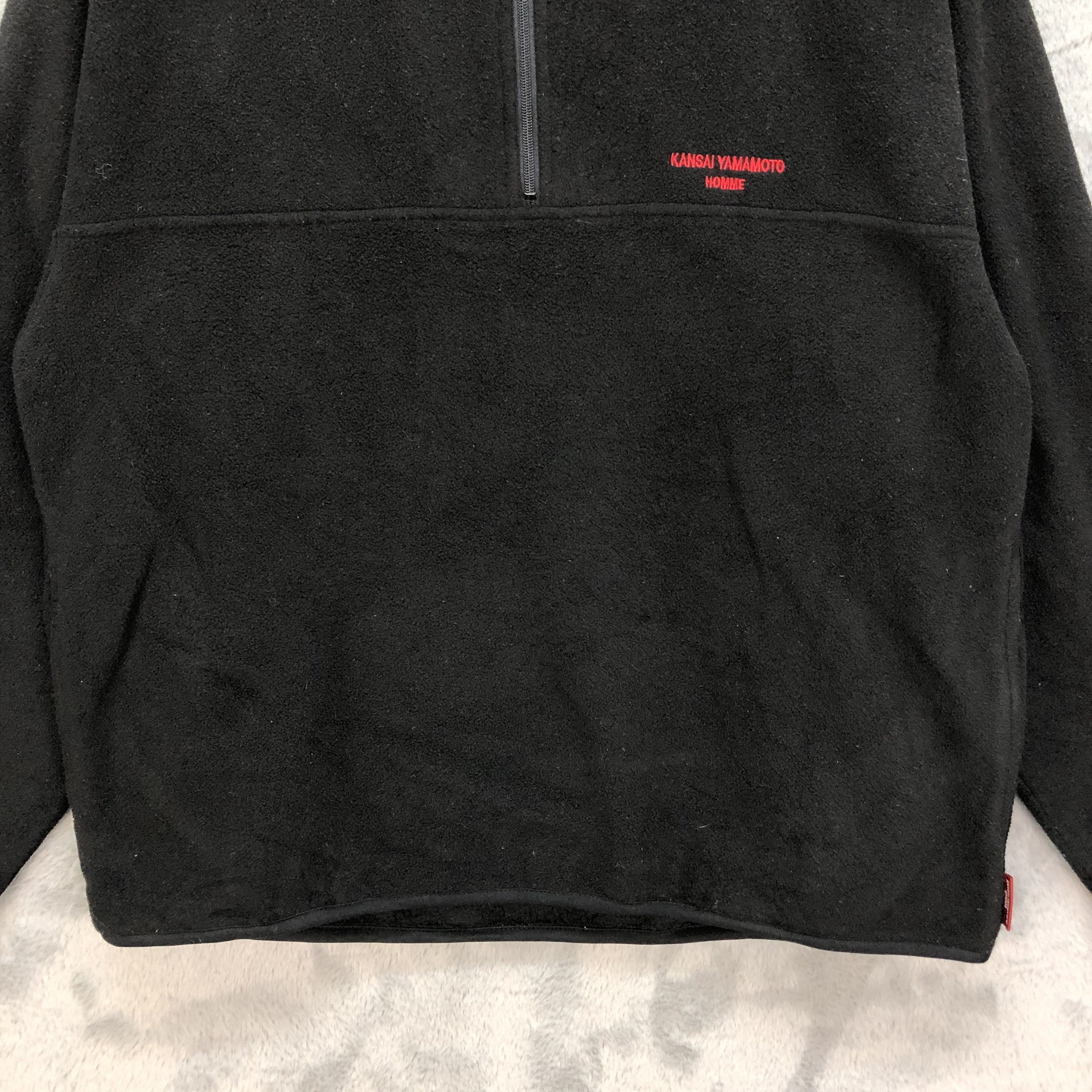 Kansai Yamamoto Kansai Yamamoto Homme Turtle Neck Half Zip Fleece #6119-49 Size US L / EU 52-54 / 3 - 4 Thumbnail