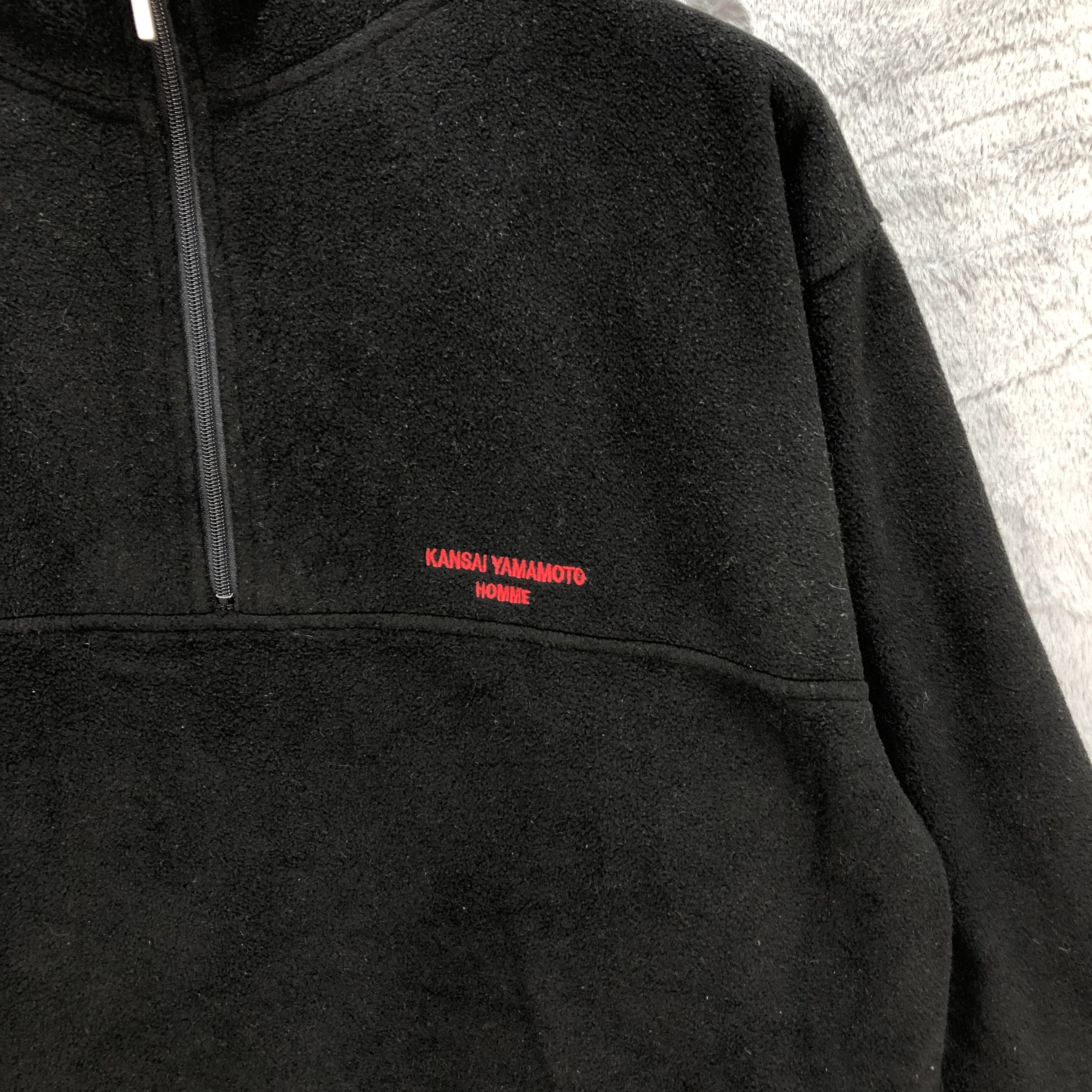 Kansai Yamamoto Kansai Yamamoto Homme Turtle Neck Half Zip Fleece #6119-49 Size US L / EU 52-54 / 3 - 3 Thumbnail