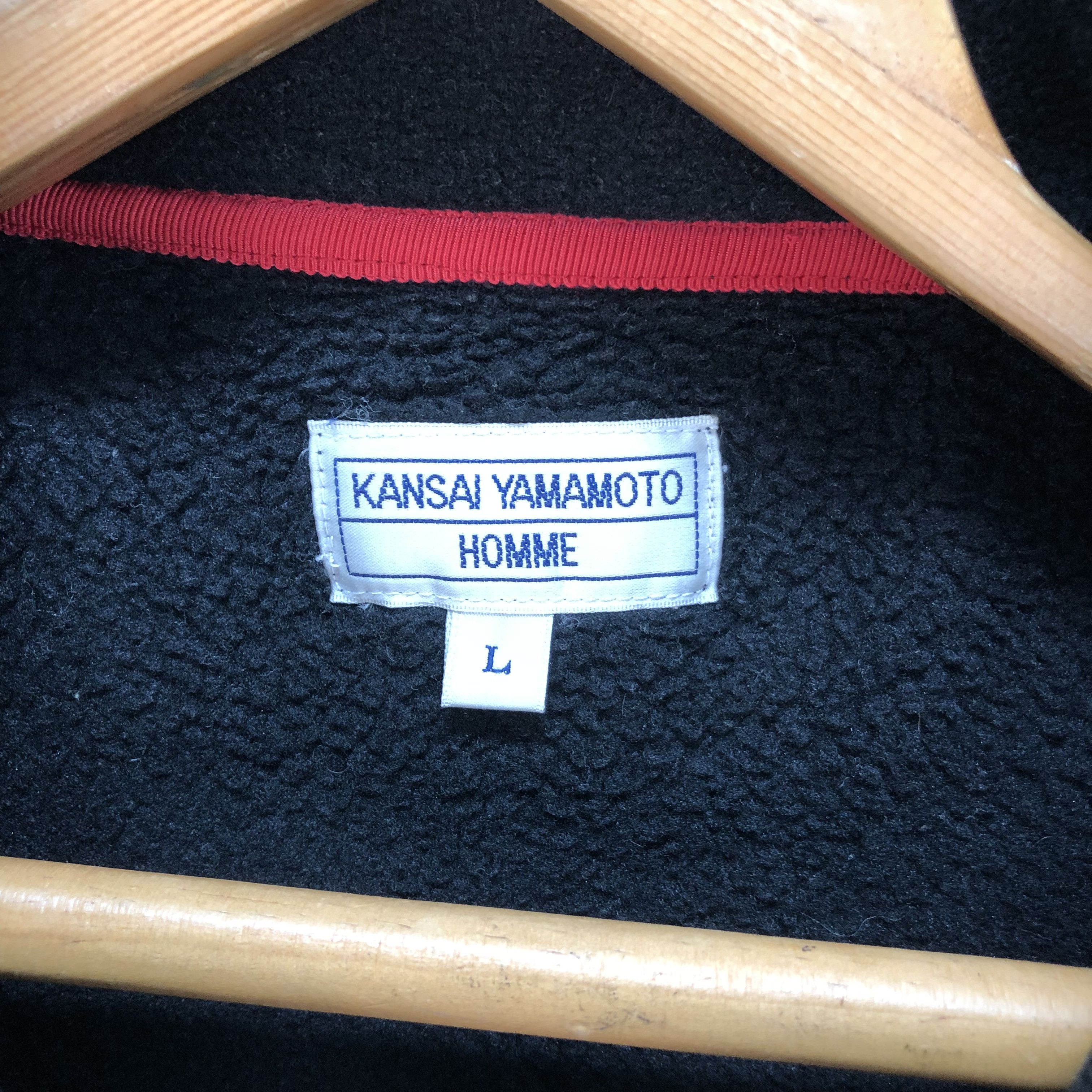 Kansai Yamamoto Kansai Yamamoto Homme Turtle Neck Half Zip Fleece #6119-49 Size US L / EU 52-54 / 3 - 9 Thumbnail
