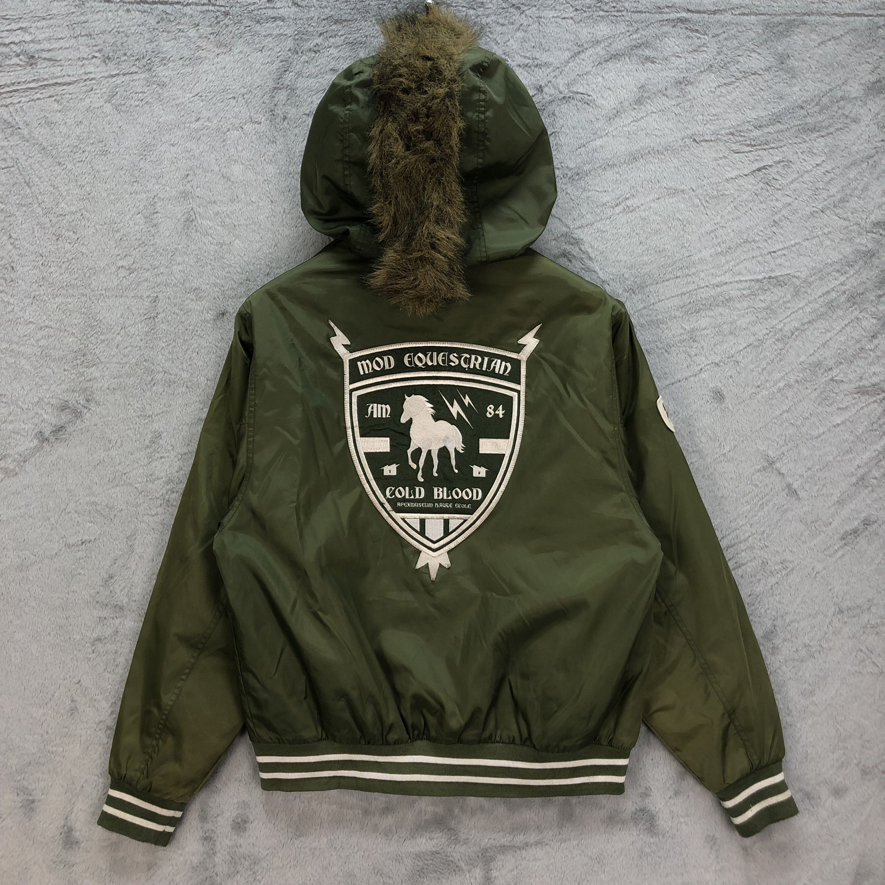 Apex Apex Museum Mod Equestrian Mohawk Hooded Jacket #6116-49 Size US M / EU 48-50 / 2 - 1 Thumbnail