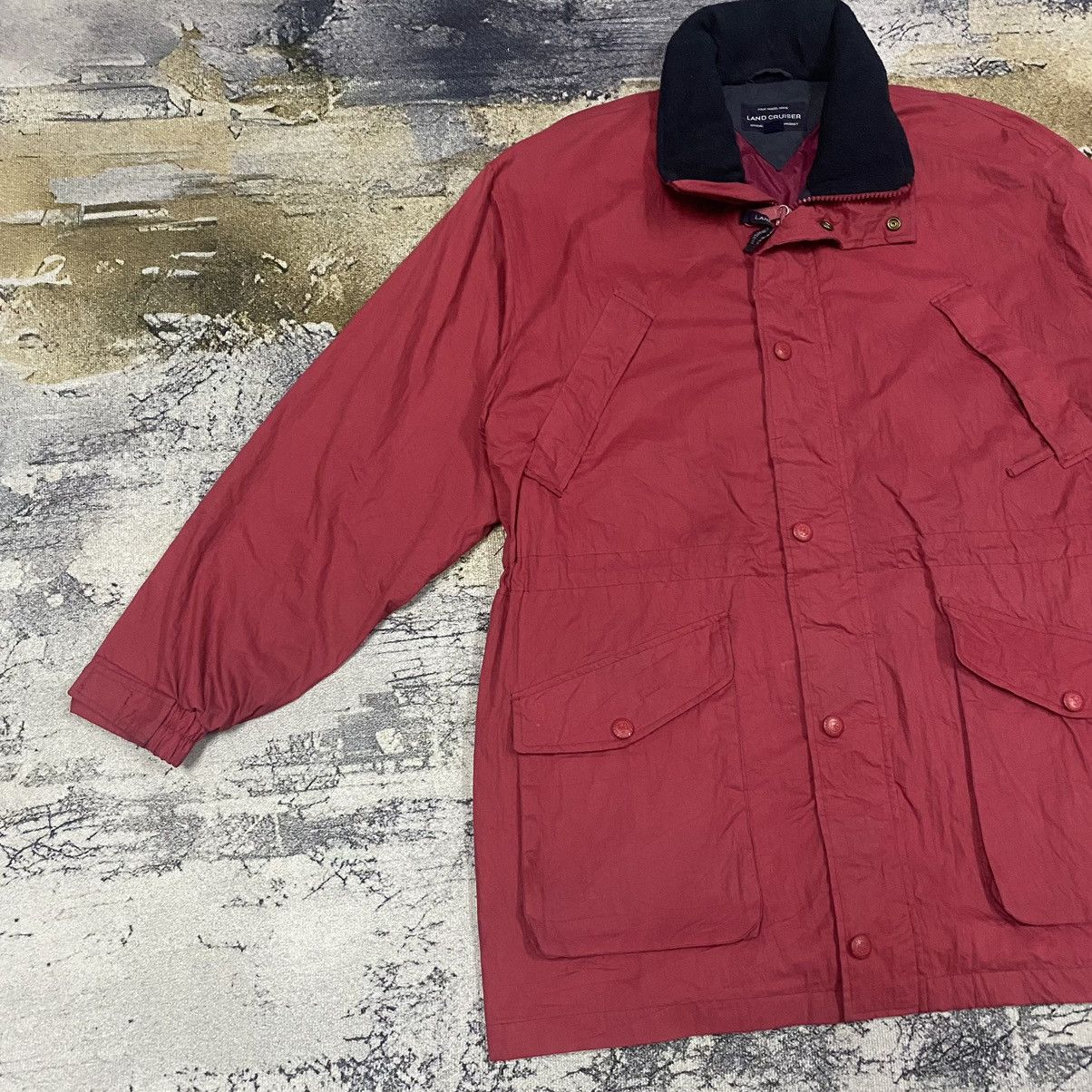 Japanese Brand × Vintage Vintage Japanese Toyota Land Cruiser 4Wheel Drive Jacket Size US XL / EU 56 / 4 - 4 Thumbnail