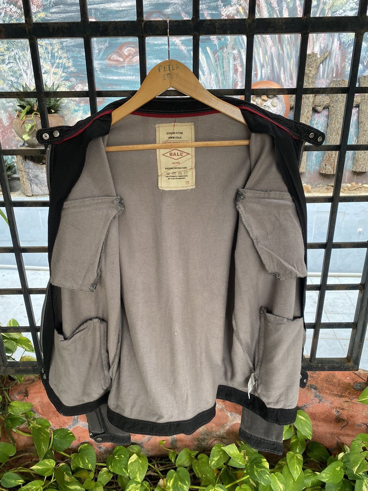 Japanese Brand Ball Regular Fitting Zipper Down Racing Jacket Size US XL / EU 56 / 4 - 5 Thumbnail