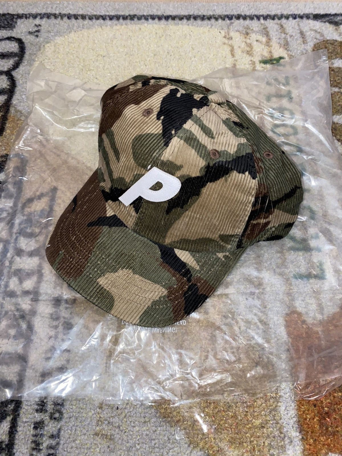 image of Palace Corduroy P 6-Panel in Woodland Camo, Men's