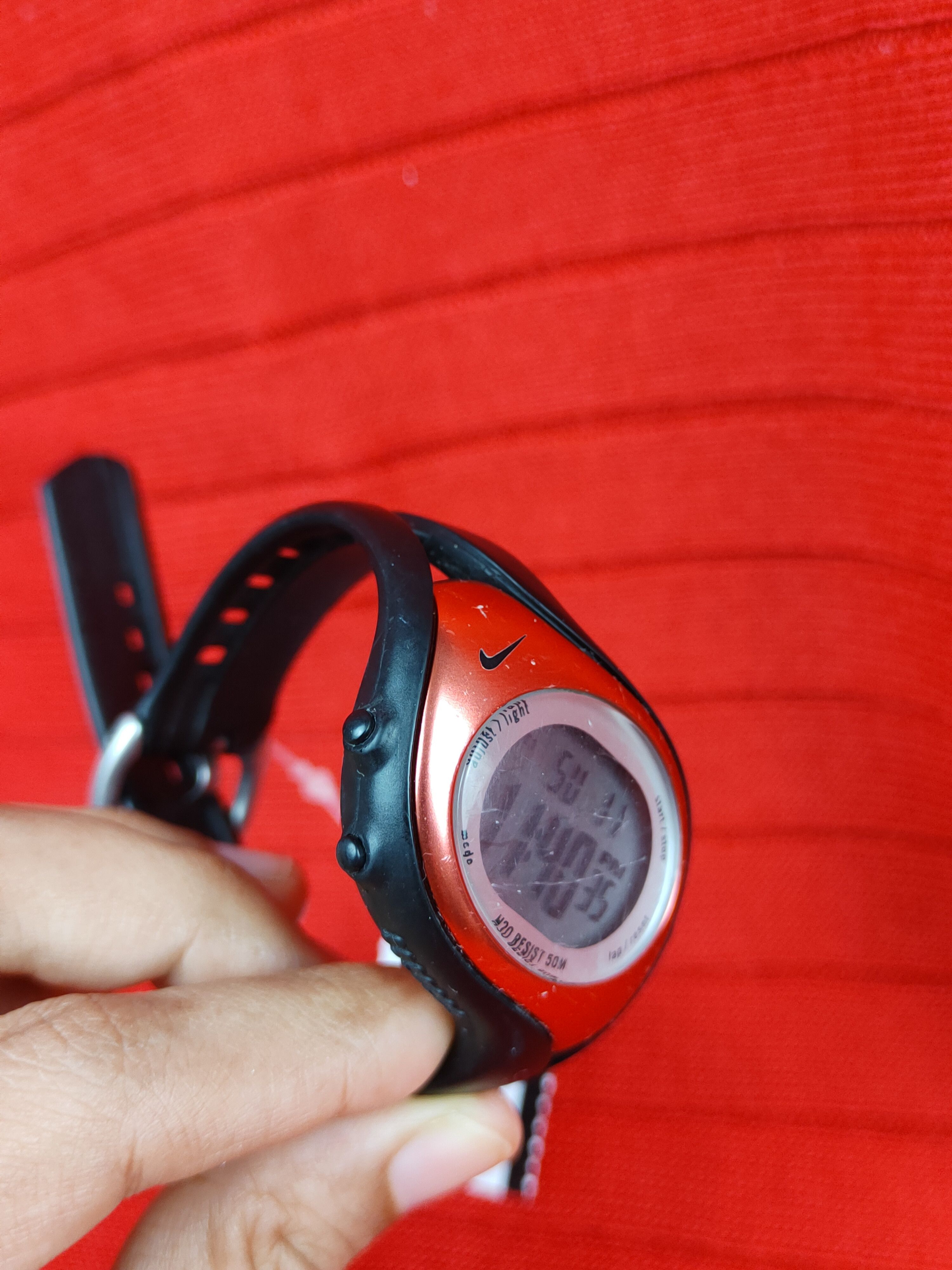 Nike DL Nike vintage Digital Sports Watch #J025s Size ONE SIZE - 4 Thumbnail