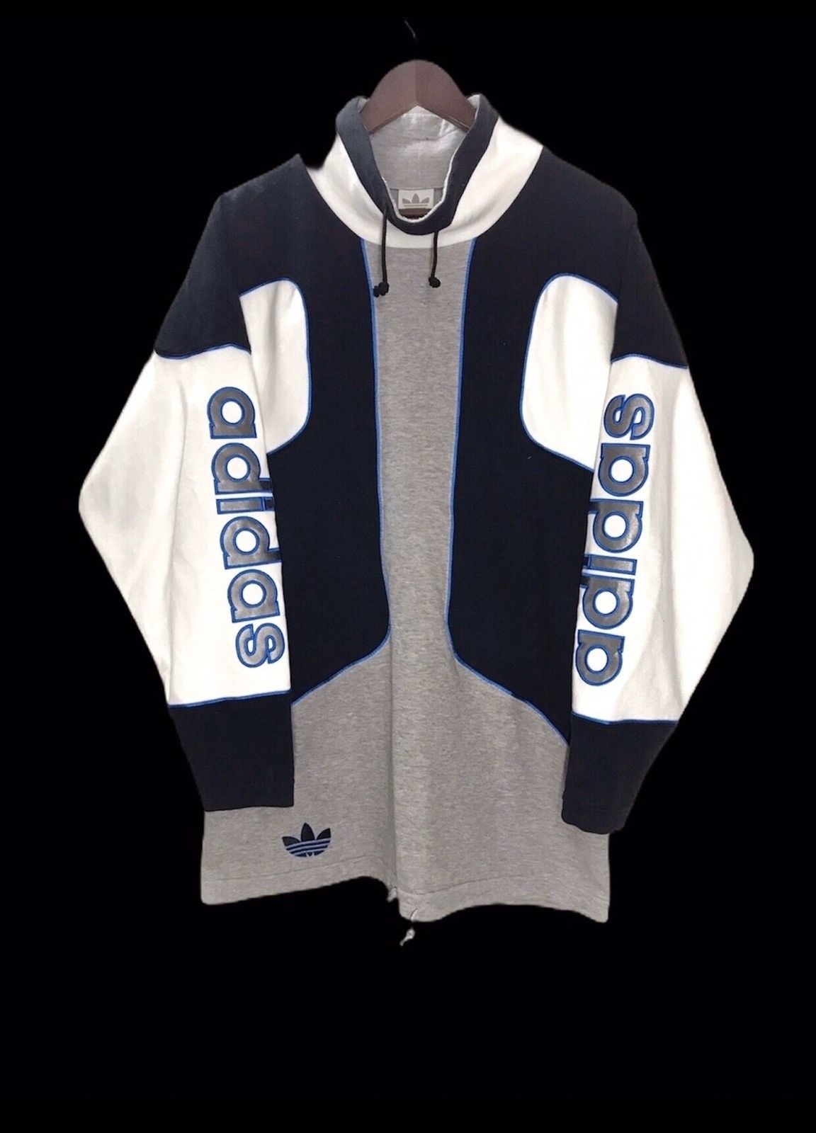 Adidas × Descente Vintage 90s Adidas Trefoil Japan Made Pullover Size US L / EU 52-54 / 3 - 1 Thumbnail