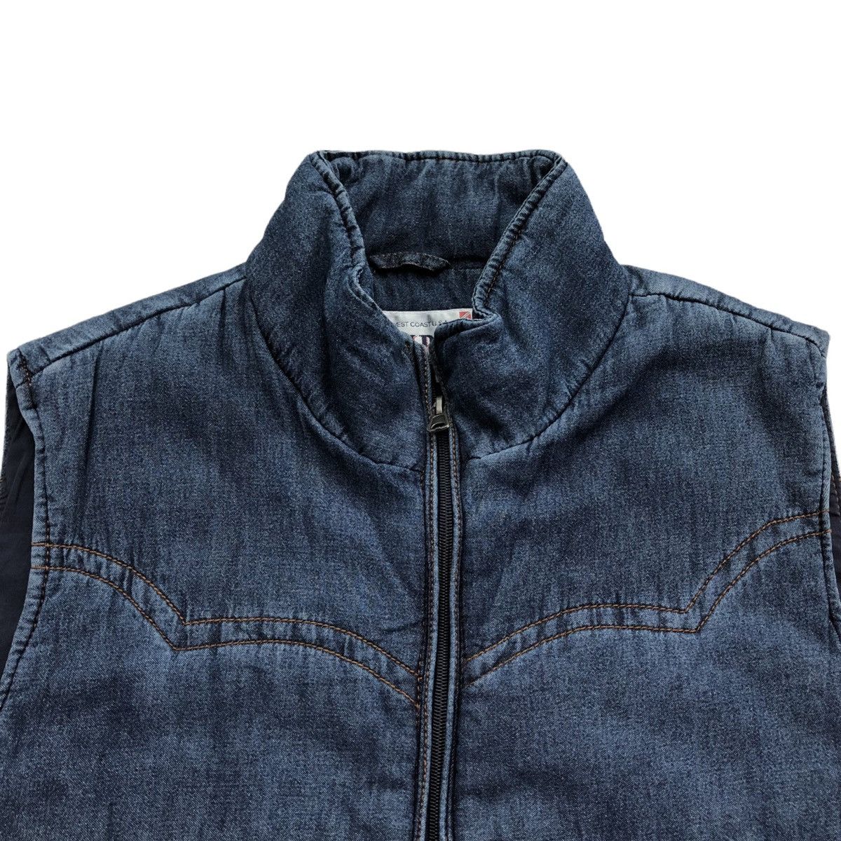 Beverly Hills Polo Club Beverly Hills Polo Club Denim Light Puffer Vest Jacket Size US L / EU 52-54 / 3 - 4 Thumbnail