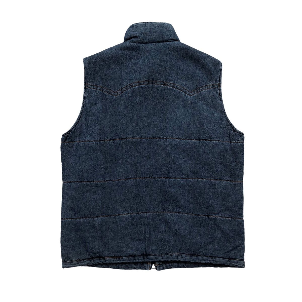 Beverly Hills Polo Club Beverly Hills Polo Club Denim Light Puffer Vest Jacket Size US L / EU 52-54 / 3 - 5 Thumbnail