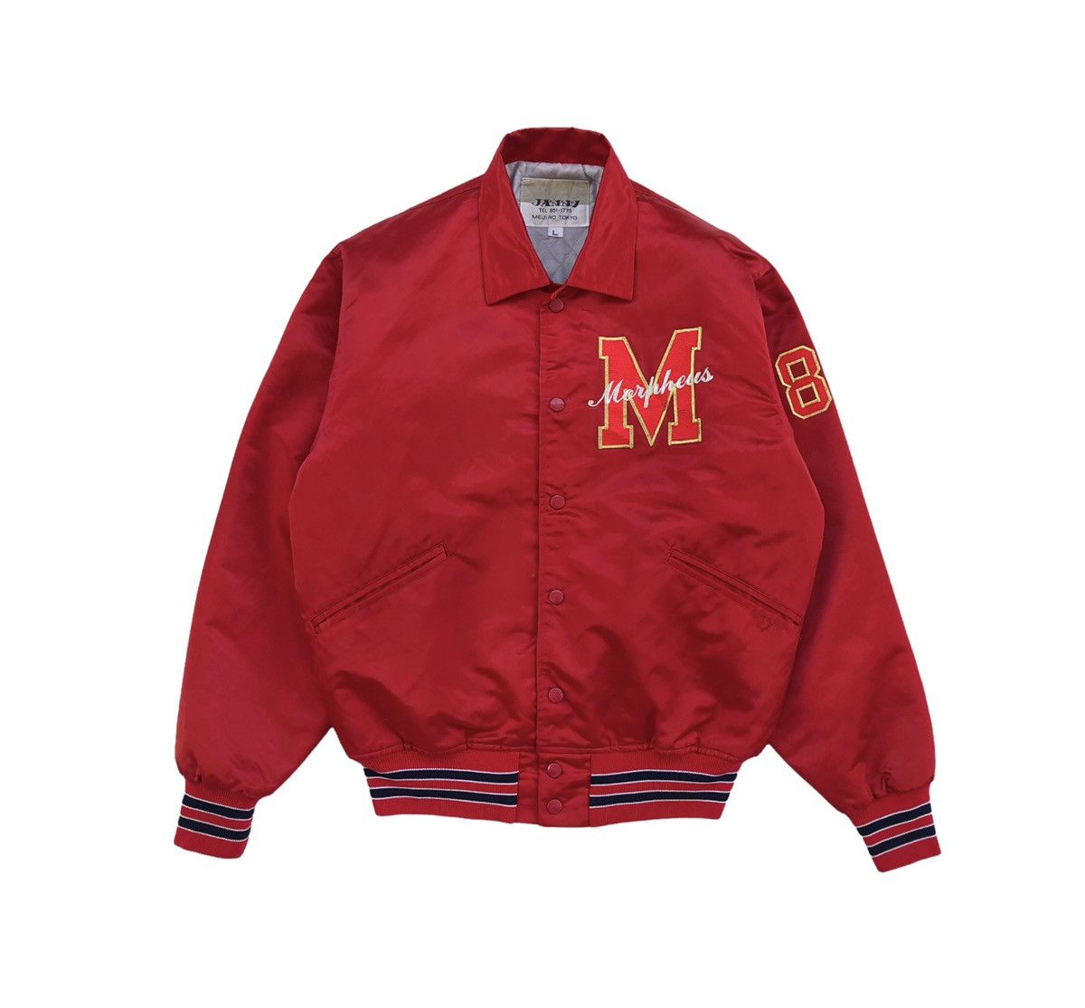 Japanese Brand Vintage Japanese Baseball Team Morpheus Varsity Jacket Size US L / EU 52-54 / 3 - 3 Thumbnail