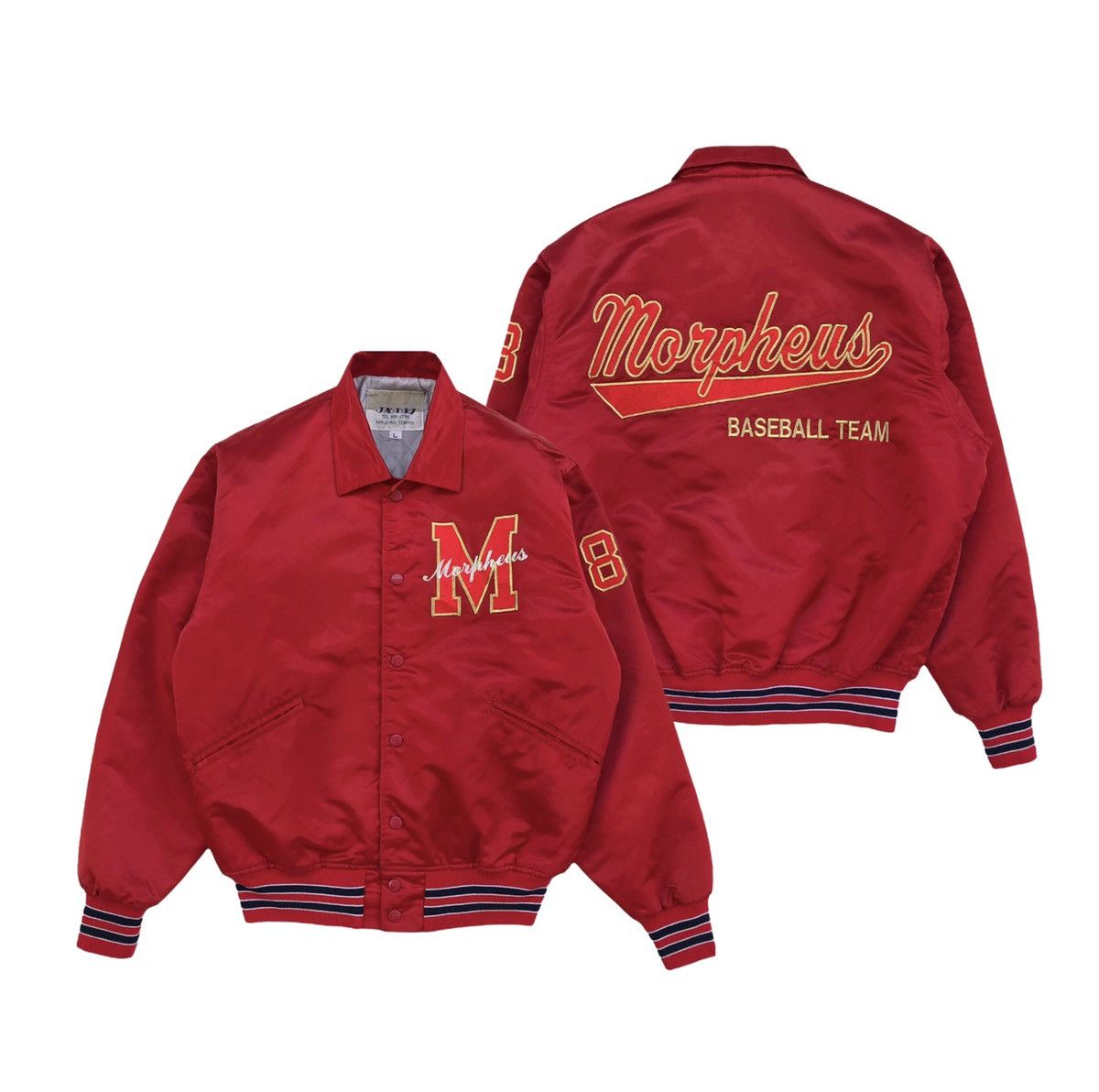 Japanese Brand Vintage Japanese Baseball Team Morpheus Varsity Jacket Size US L / EU 52-54 / 3 - 2 Thumbnail