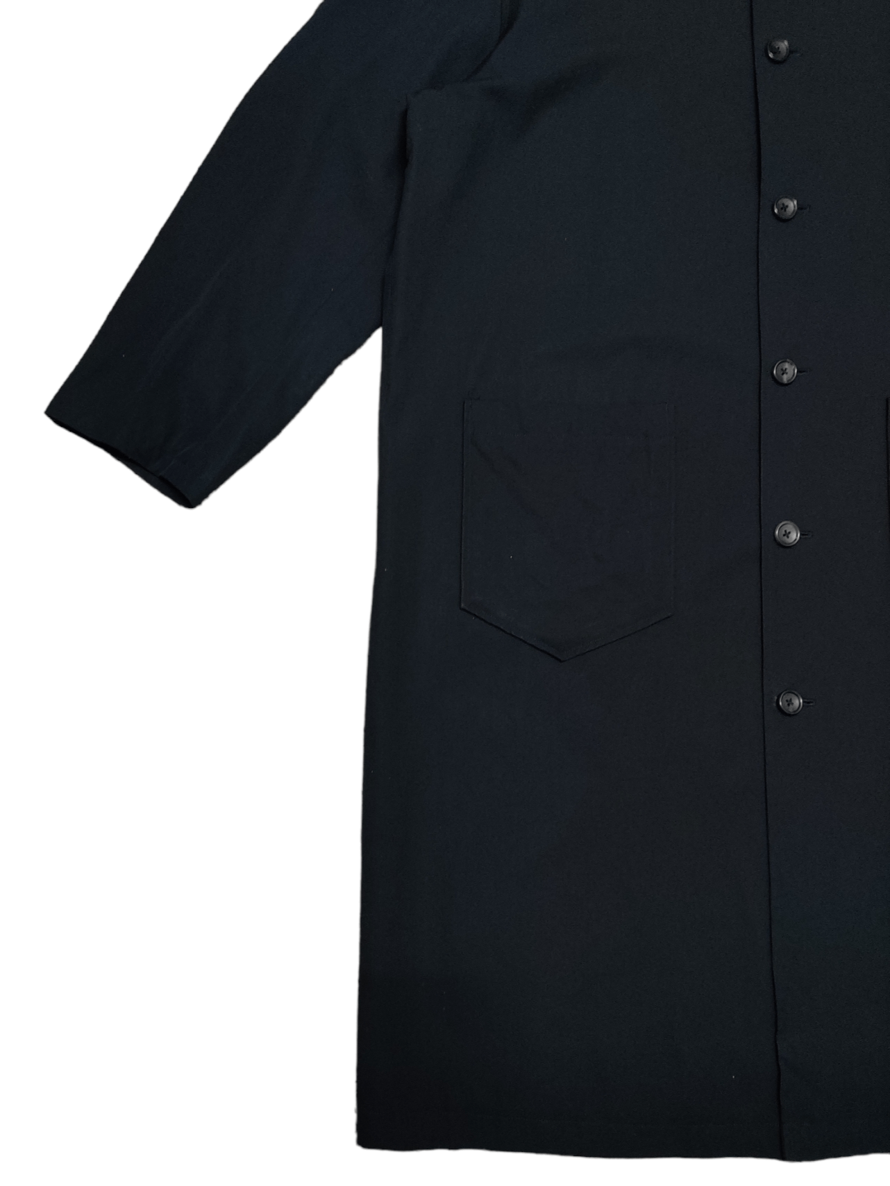 Yohji Yamamoto 💥Rare💥AW99 Yohji Yamamoto Pour Homme Laine Wool Coat Size US M / EU 48-50 / 2 - 8 Thumbnail