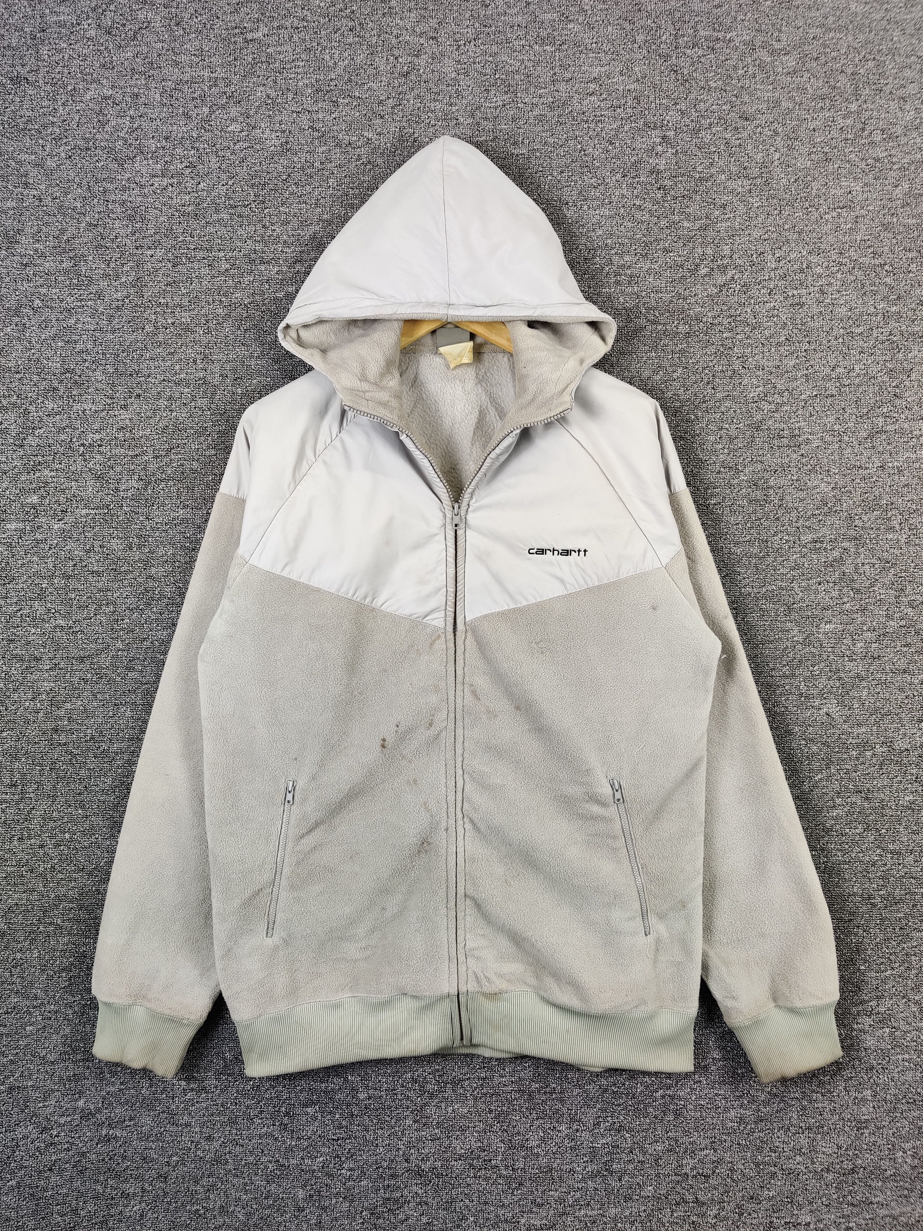 Vintage Carhartt Fleece Zip Up Hoodie Jacket