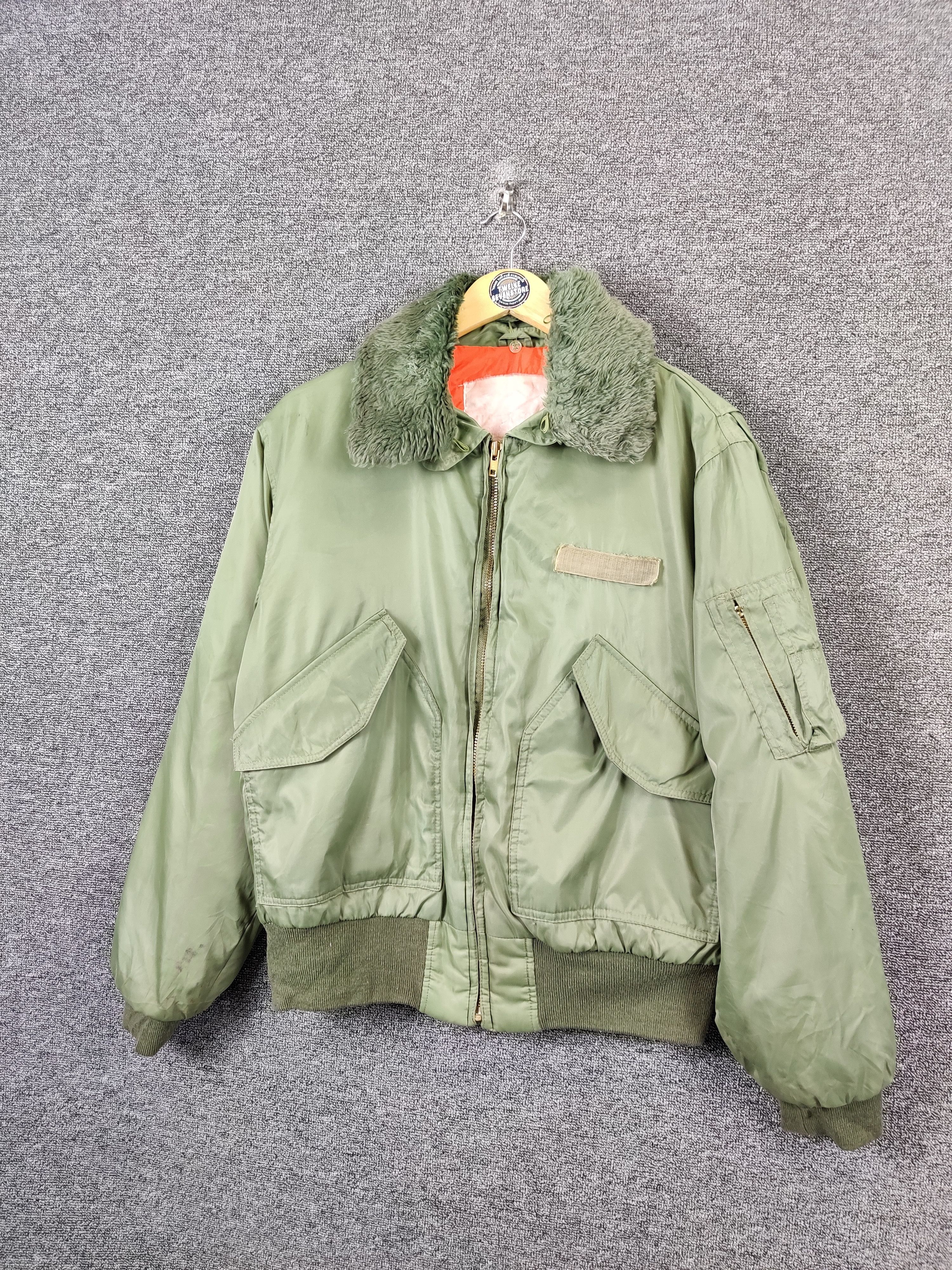 Vintage U.S Air Force Fur Type Ma1 Bomber Flight Jackets