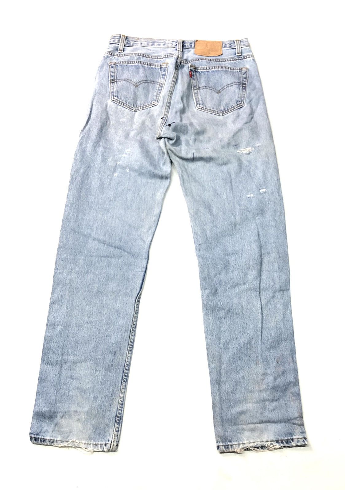 Levi's × Vintage VINTAGE 1993 LEVIS BLUE WASH DISSTRESSED GRUNGE DENIM Size US 30 / EU 46 - 10 Thumbnail