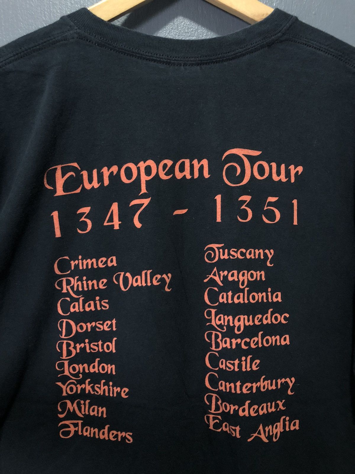 Band Tees × Vintage BLACK DEATH AMERICAN HEAVY METAL BAND SHIRT Size US XL / EU 56 / 4 - 5 Thumbnail