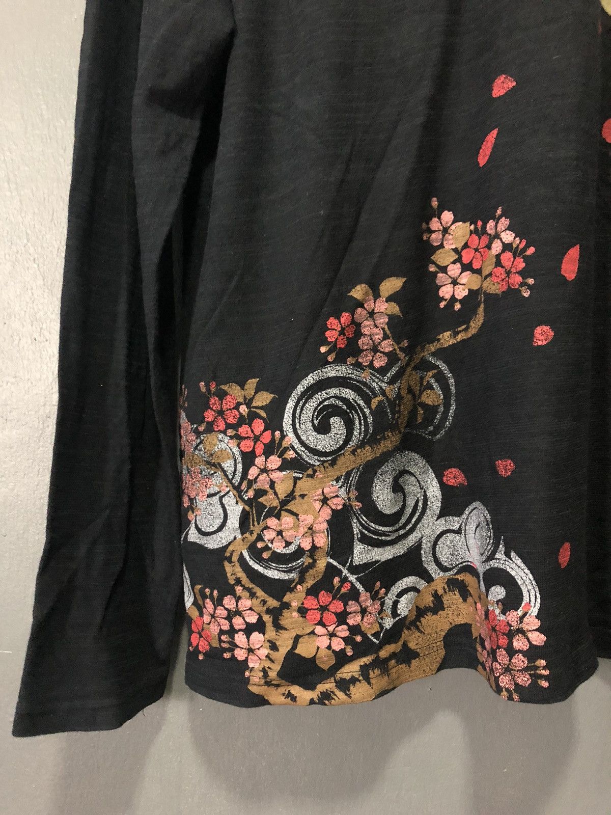 Japanese Brand GOLD FISH/SAKURA JAPANESE SUKAJAN LONG SLEEVE SHIRT YAKUZA Size US L / EU 52-54 / 3 - 7 Thumbnail