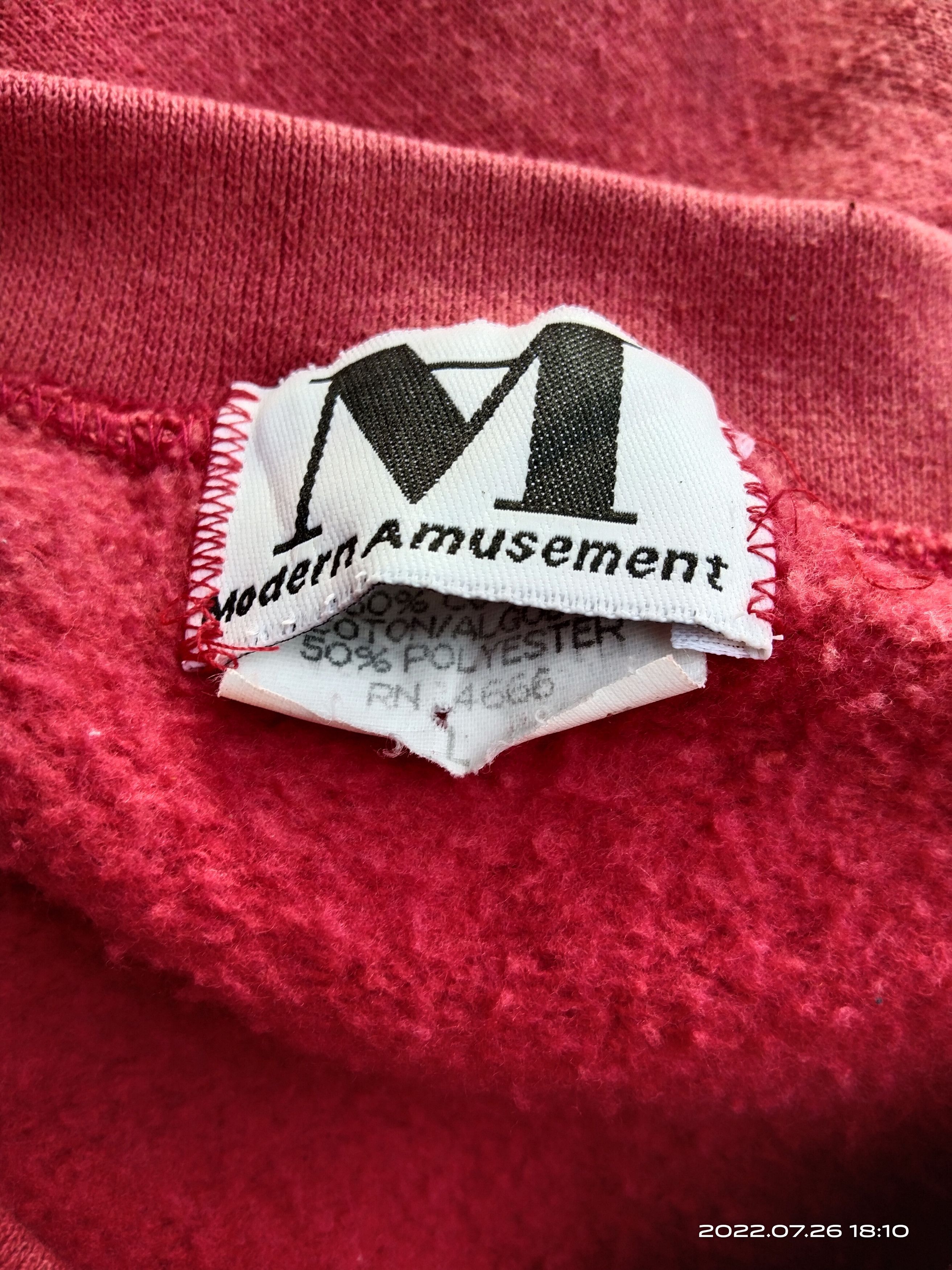 Modern Amusement THRASHED SUN FADE MODERN AMUSEMENT SWEATSHIRT Size US L / EU 52-54 / 3 - 9 Thumbnail
