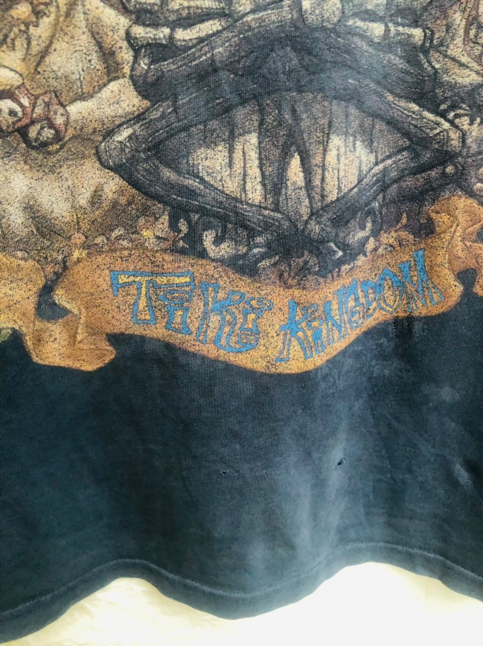 Vintage Vintage Tim Burton Nightmare Before Chrismas Movie Shirt Size US XL / EU 56 / 4 - 7 Thumbnail