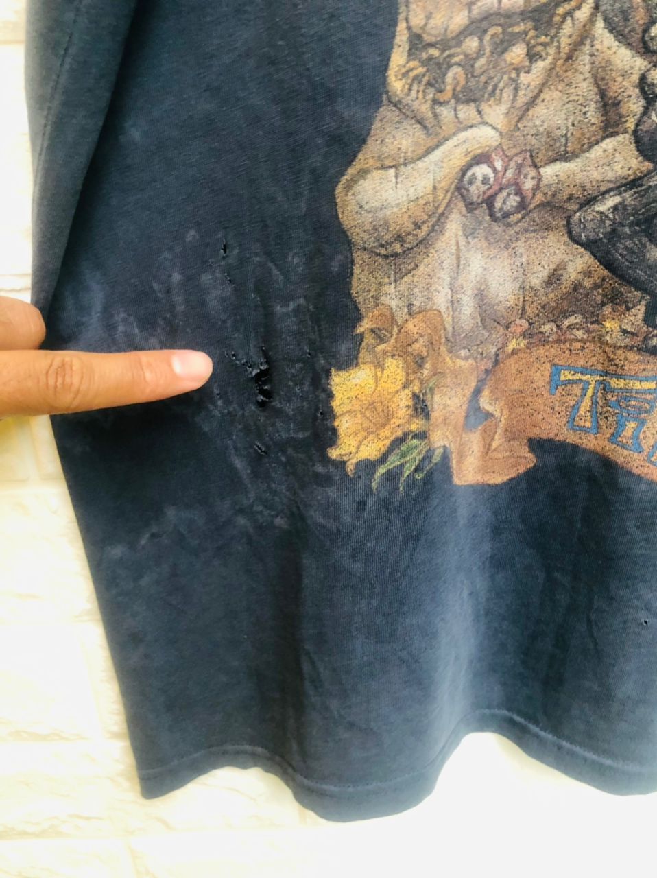 Vintage Vintage Tim Burton Nightmare Before Chrismas Movie Shirt Size US XL / EU 56 / 4 - 12 Thumbnail