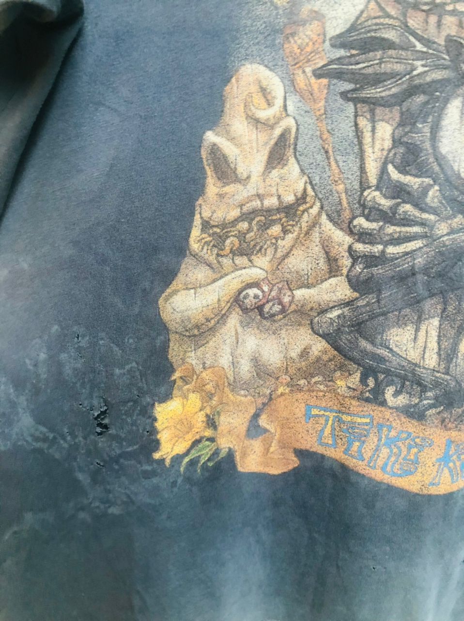 Vintage Vintage Tim Burton Nightmare Before Chrismas Movie Shirt Size US XL / EU 56 / 4 - 6 Thumbnail
