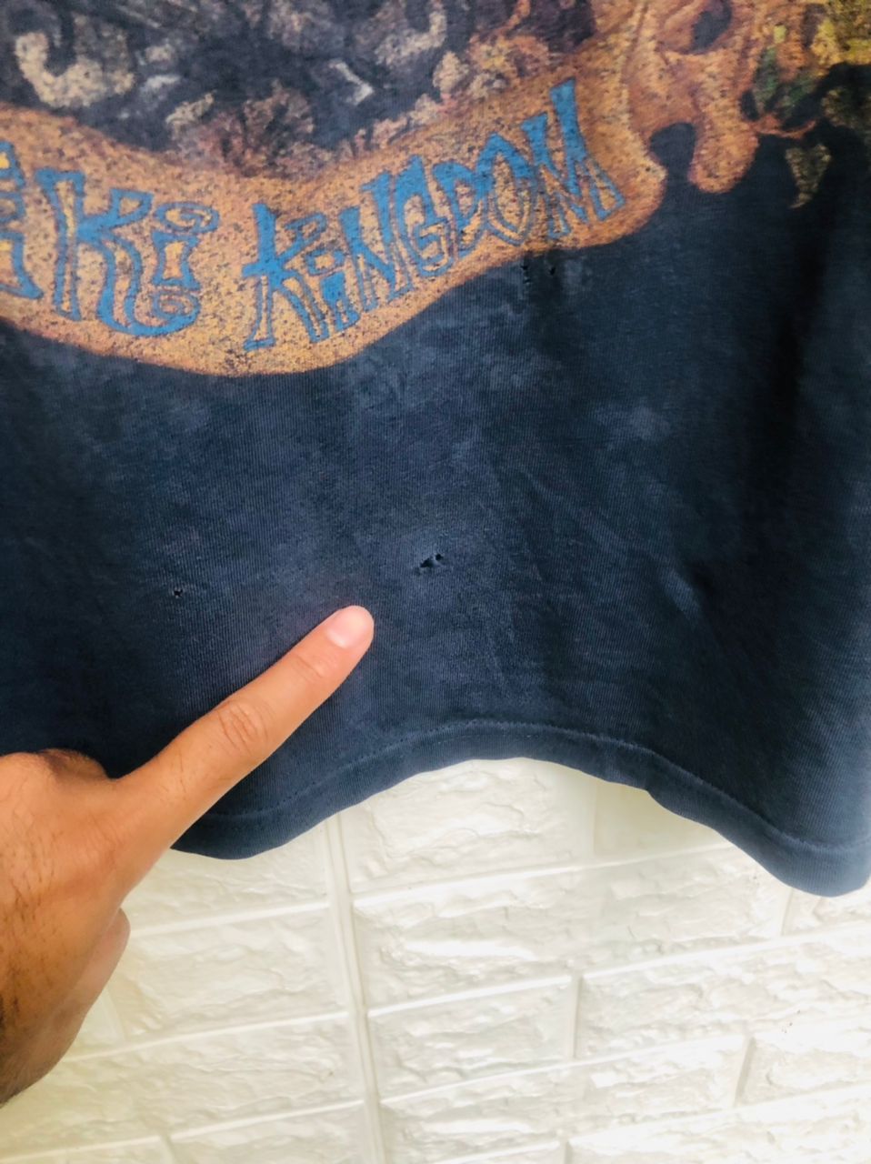 Vintage Vintage Tim Burton Nightmare Before Chrismas Movie Shirt Size US XL / EU 56 / 4 - 11 Thumbnail
