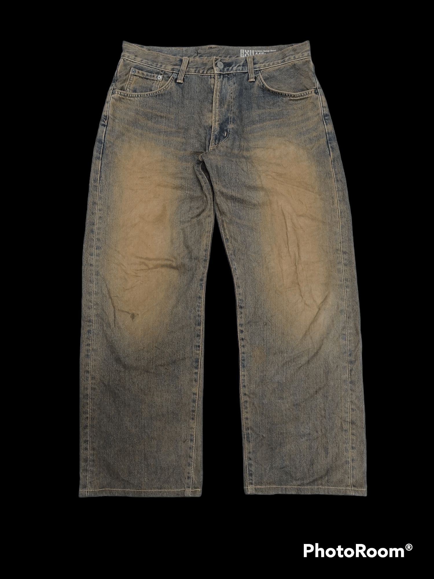 Pre-owned Vintage Sickkkedwin Super Rusty Baggy Distressed Denim Pants