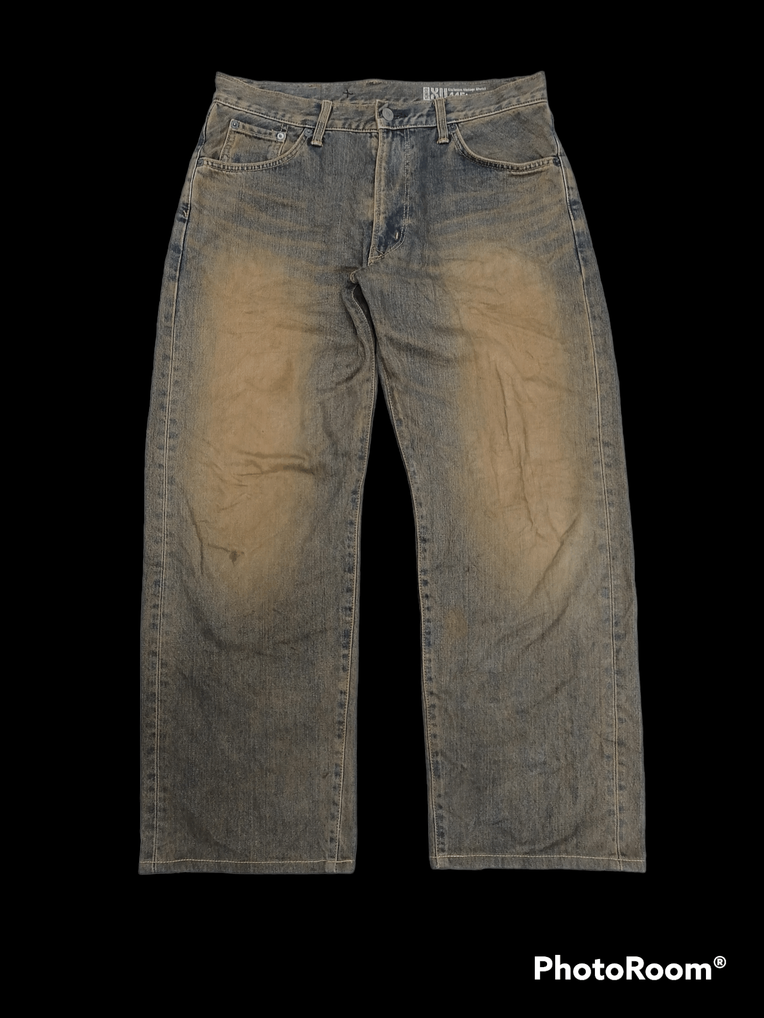image of Vintage Sickkkedwin Super Rusty Baggy Distressed Denim Pants, Men's (Size 33)