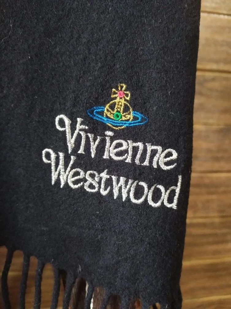 Vivienne Westwood Vivienne Westwood Muffler Wool Scarf Winter Made in Italy Size ONE SIZE - 2 Thumbnail