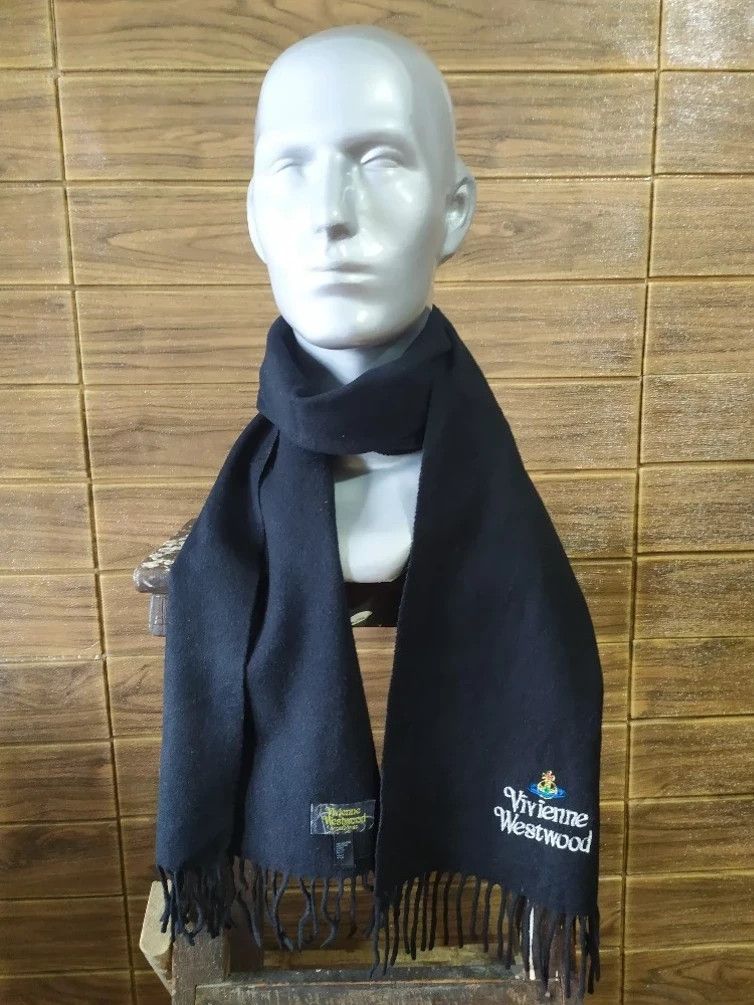 Vivienne Westwood Vivienne Westwood Muffler Wool Scarf Winter Made in Italy Size ONE SIZE - 1 Thumbnail