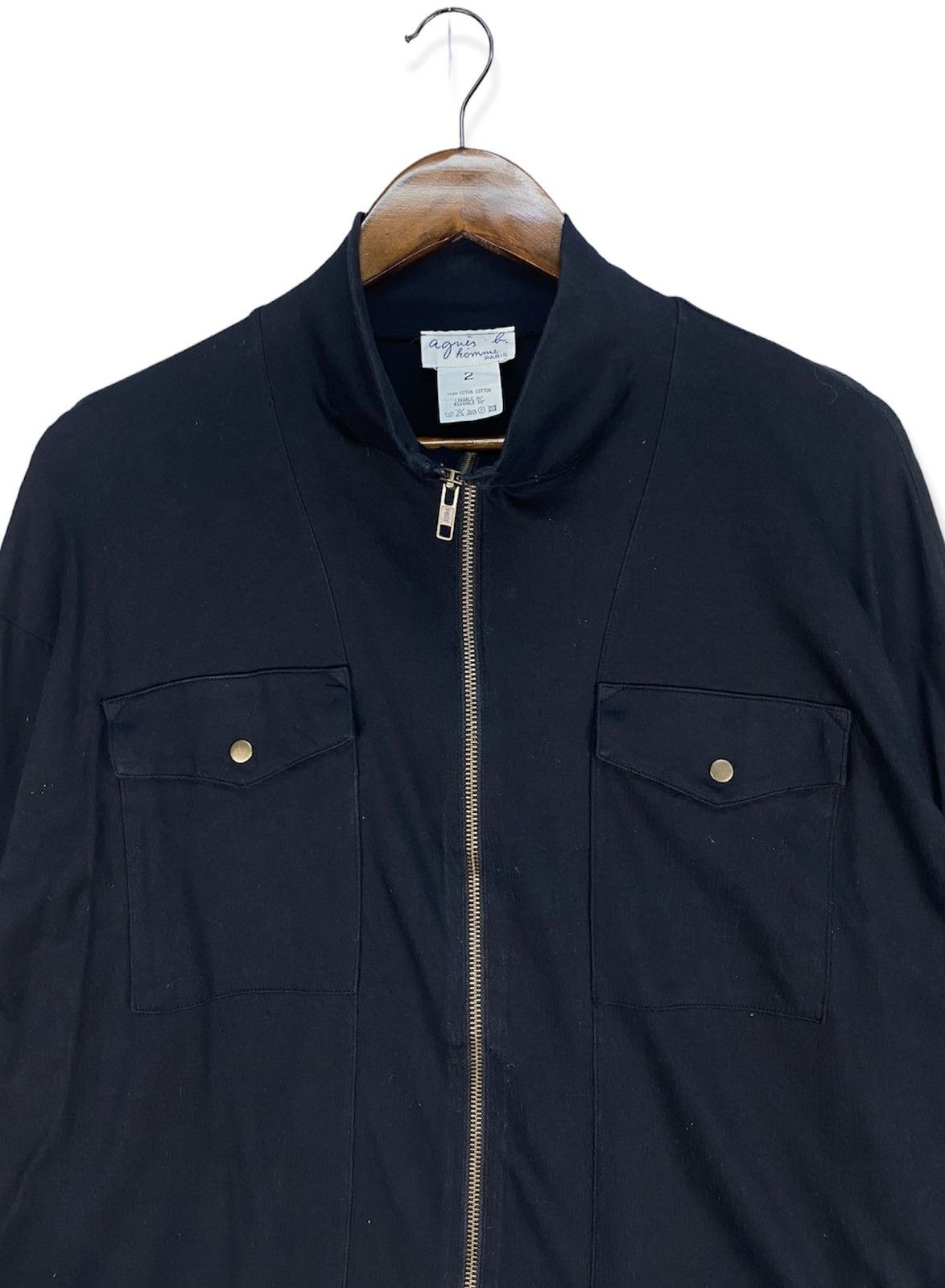 agnes b. Vintage Agnes b homme Zipper Jacket Size US L / EU 52-54 / 3 - 2 Thumbnail