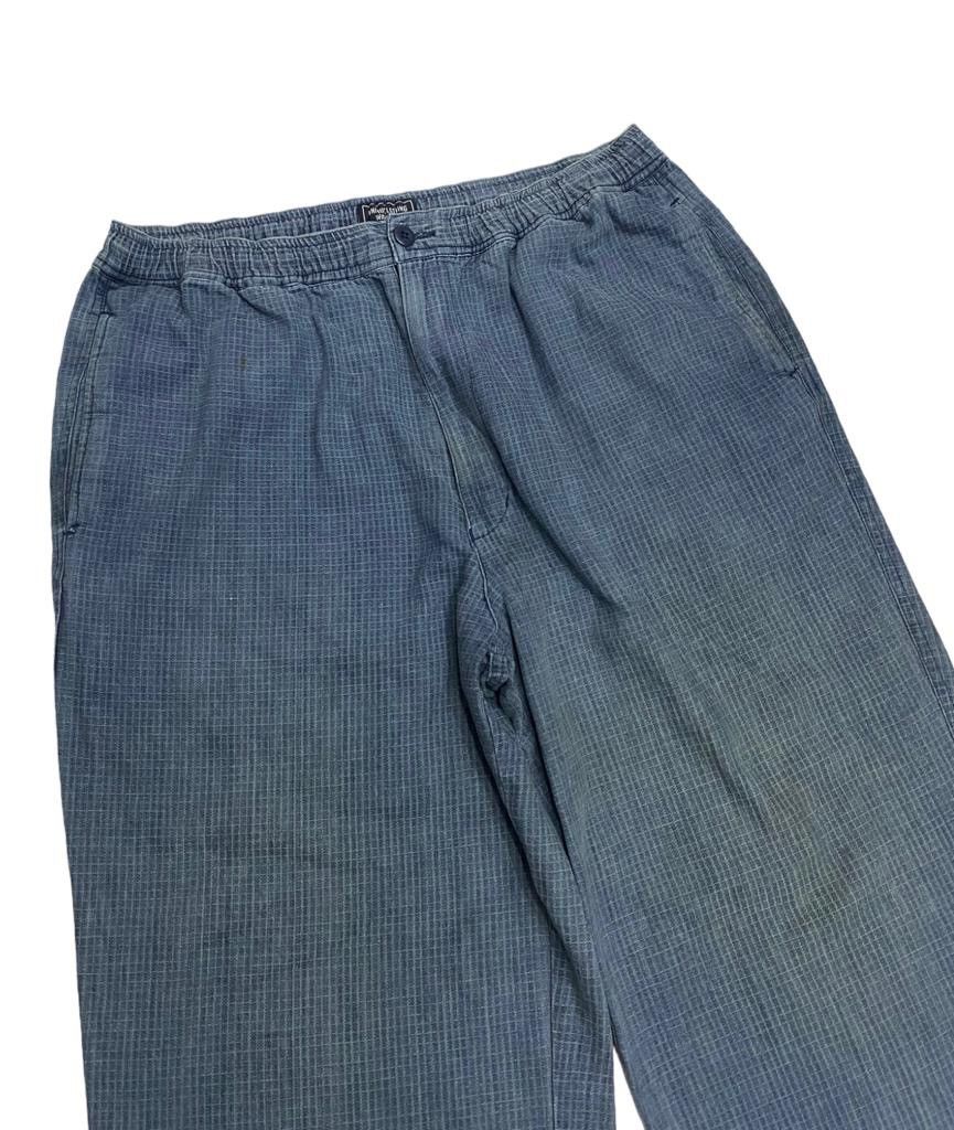 Japanese Brand × Vintage × Warehouse 🔥WAREHOUSE VINTAGE SMALL CHECKERED BAGGY WIDE FIT PANTS Size US 32 / EU 48 - 7 Thumbnail