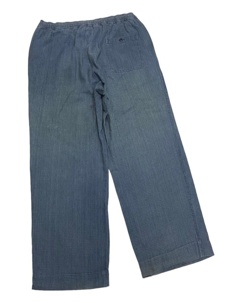 Japanese Brand × Vintage × Warehouse 🔥WAREHOUSE VINTAGE SMALL CHECKERED BAGGY WIDE FIT PANTS Size US 32 / EU 48 - 6 Thumbnail