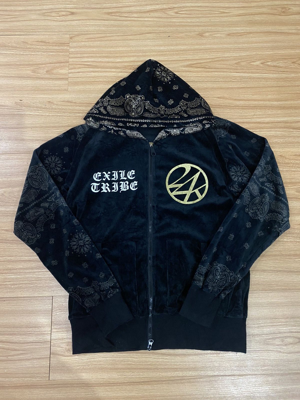 Designer × Fifty Karats × Japanese Brand GK90 24 KARATS EXILE CRIBE FLEXIBLE BANDANA HODDIES Size US M / EU 48-50 / 2 - 3 Thumbnail