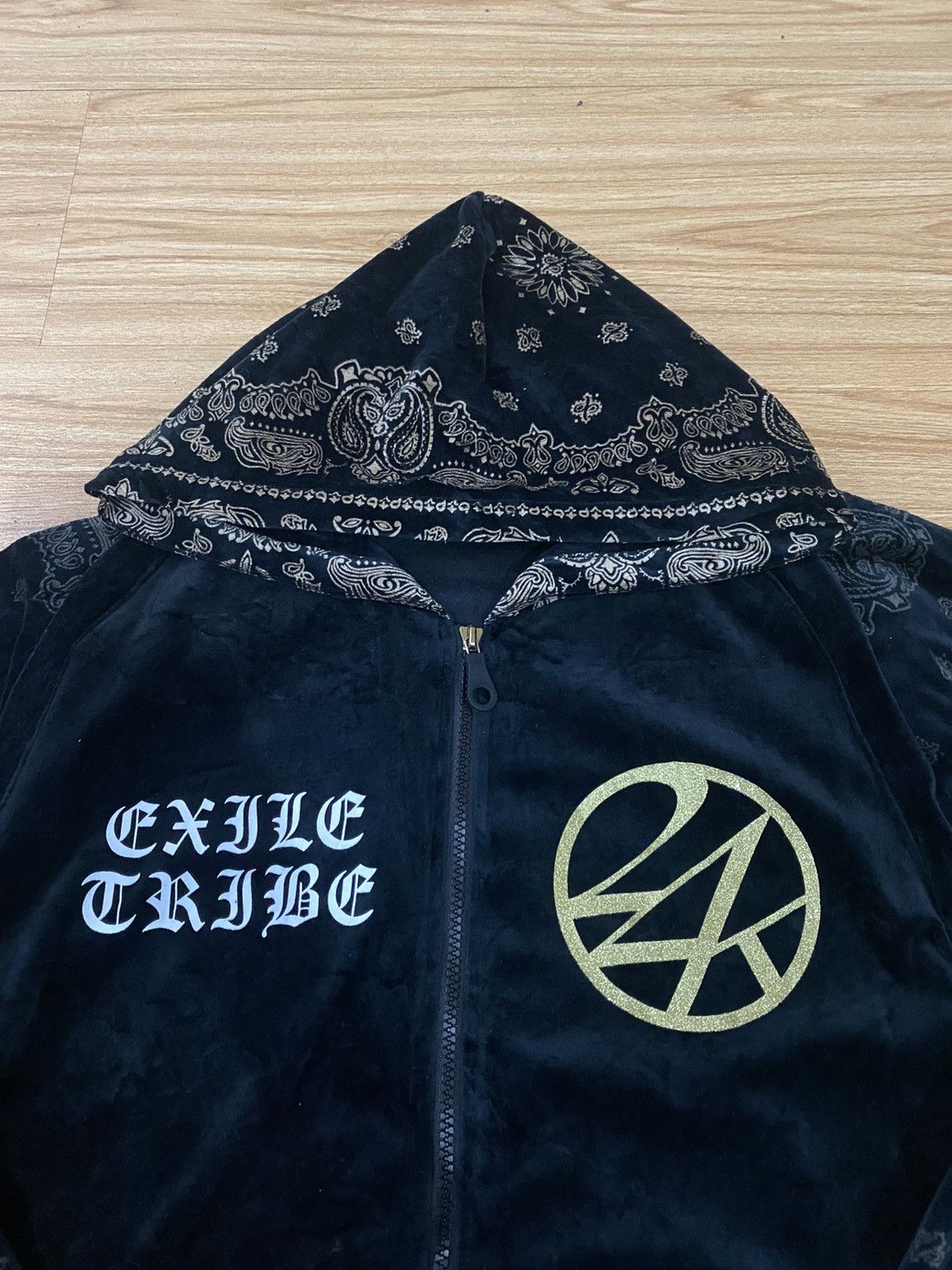 Designer × Fifty Karats × Japanese Brand GK90 24 KARATS EXILE CRIBE FLEXIBLE BANDANA HODDIES Size US M / EU 48-50 / 2 - 5 Thumbnail