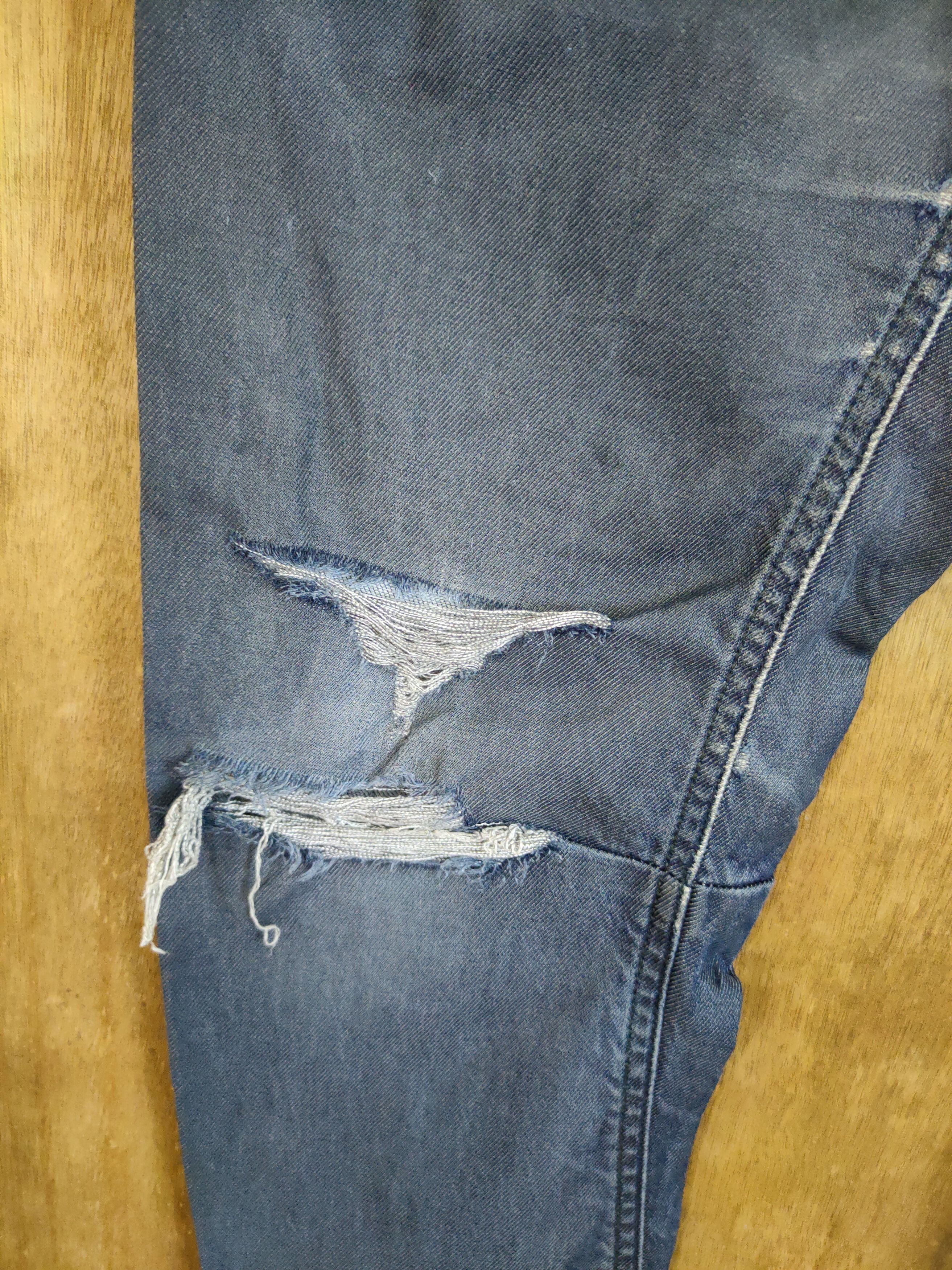 Diesel Diesel Fayza black distressed denim pants #46-748 Size US 30 / EU 46 - 4 Thumbnail
