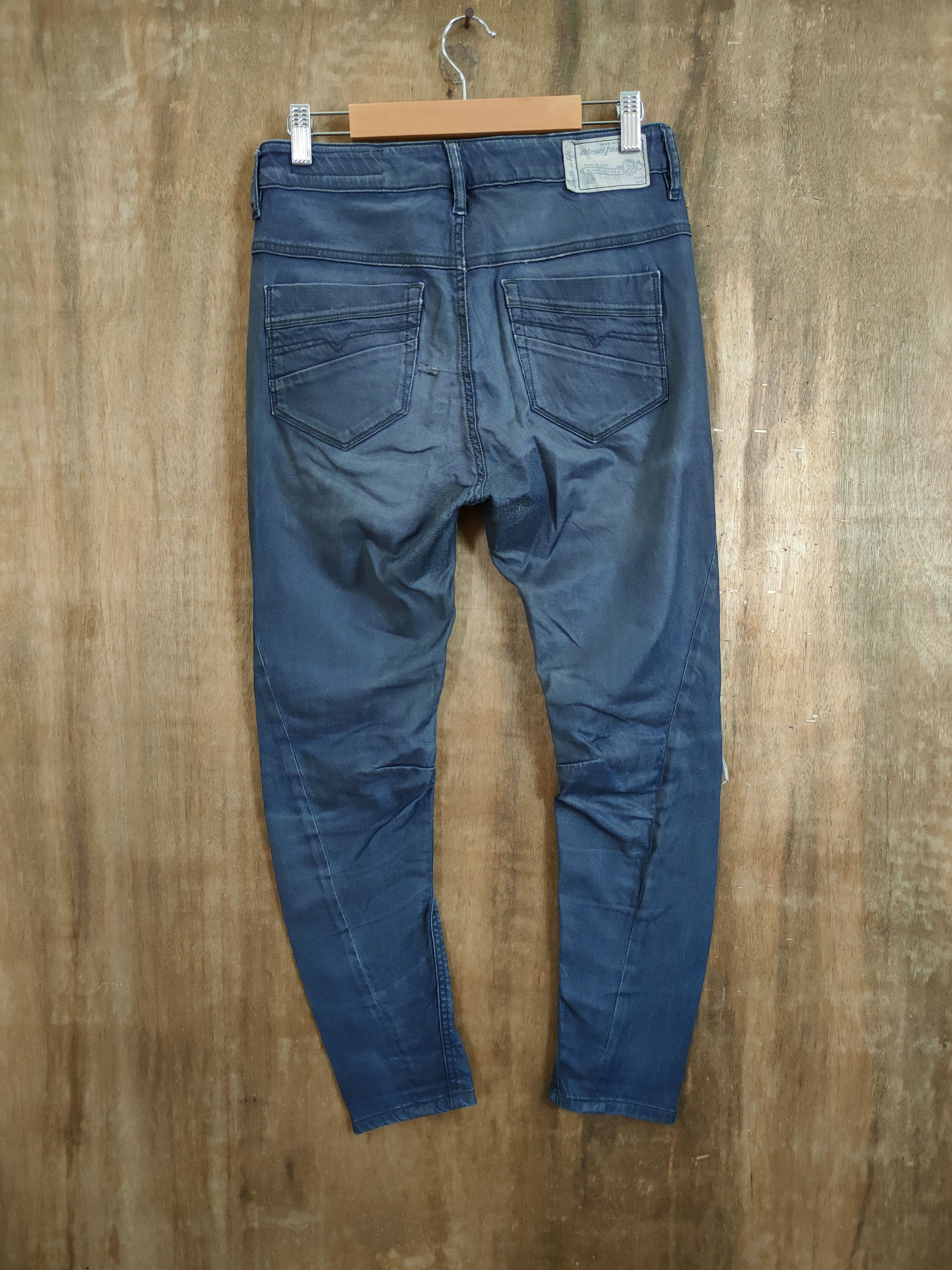 Diesel Diesel Fayza black distressed denim pants #46-748 Size US 30 / EU 46 - 7 Thumbnail