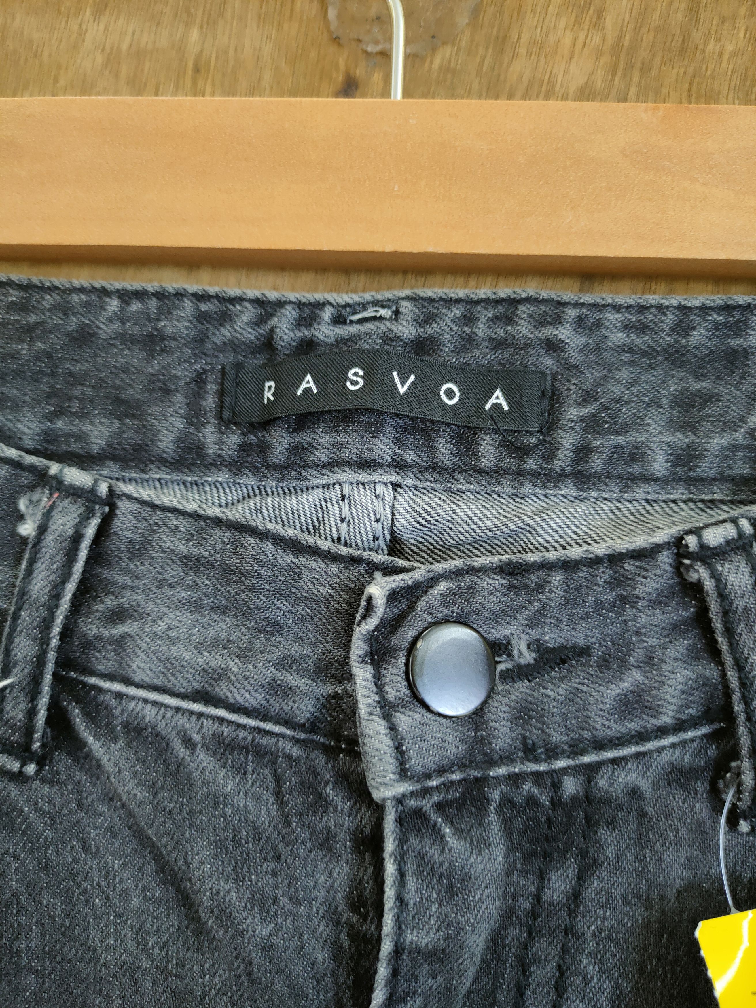 Japanese Brand D Rasvoa distressed denim streetwear punk #46-965 Size US 28 / EU 44 - 6 Thumbnail