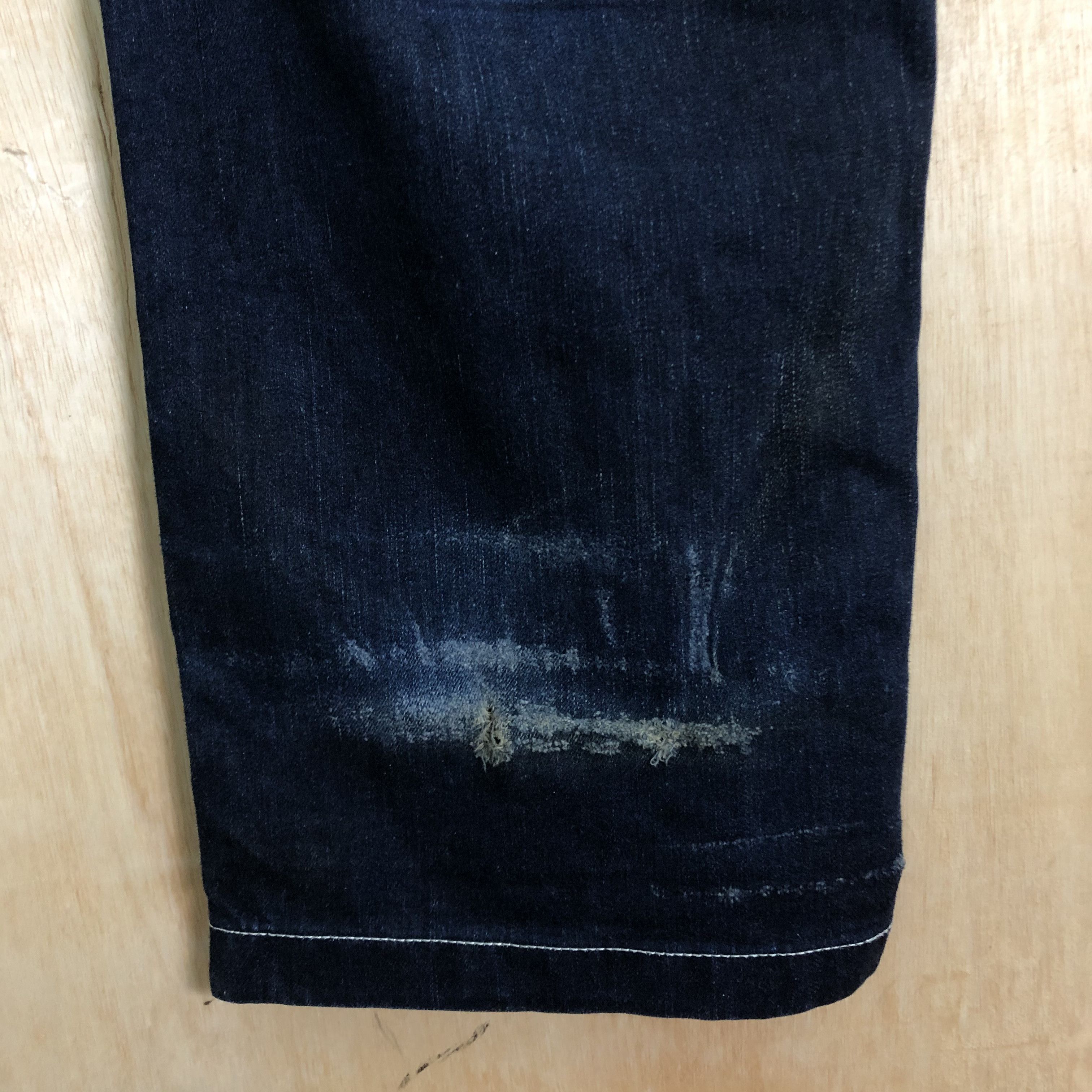 Japanese Brand DLL GU Blue japan distressed Denim jeans carpenter #c009DL Size US 36 / EU 52 - 10 Thumbnail