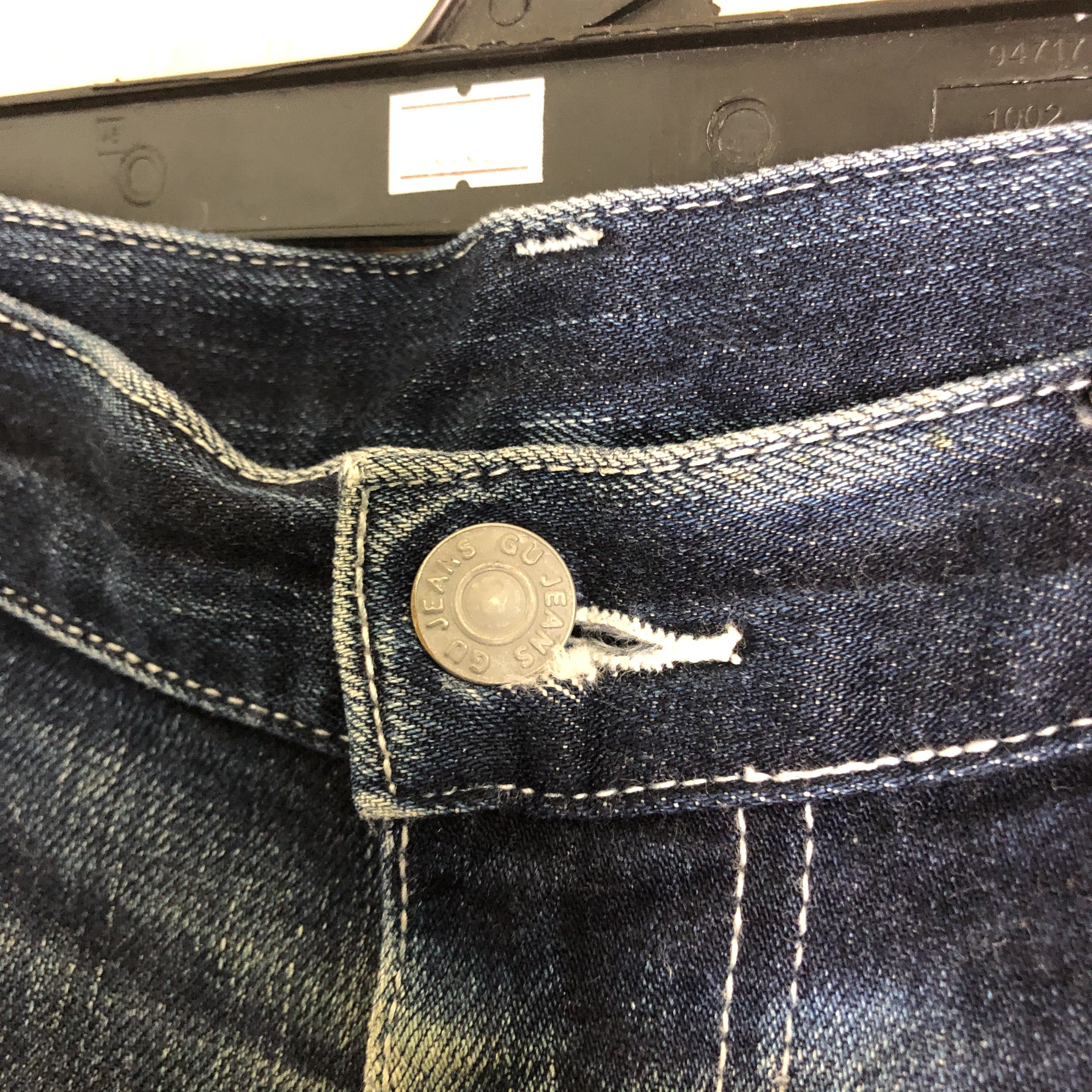Japanese Brand DLL GU Blue japan distressed Denim jeans carpenter #c009DL Size US 36 / EU 52 - 4 Thumbnail