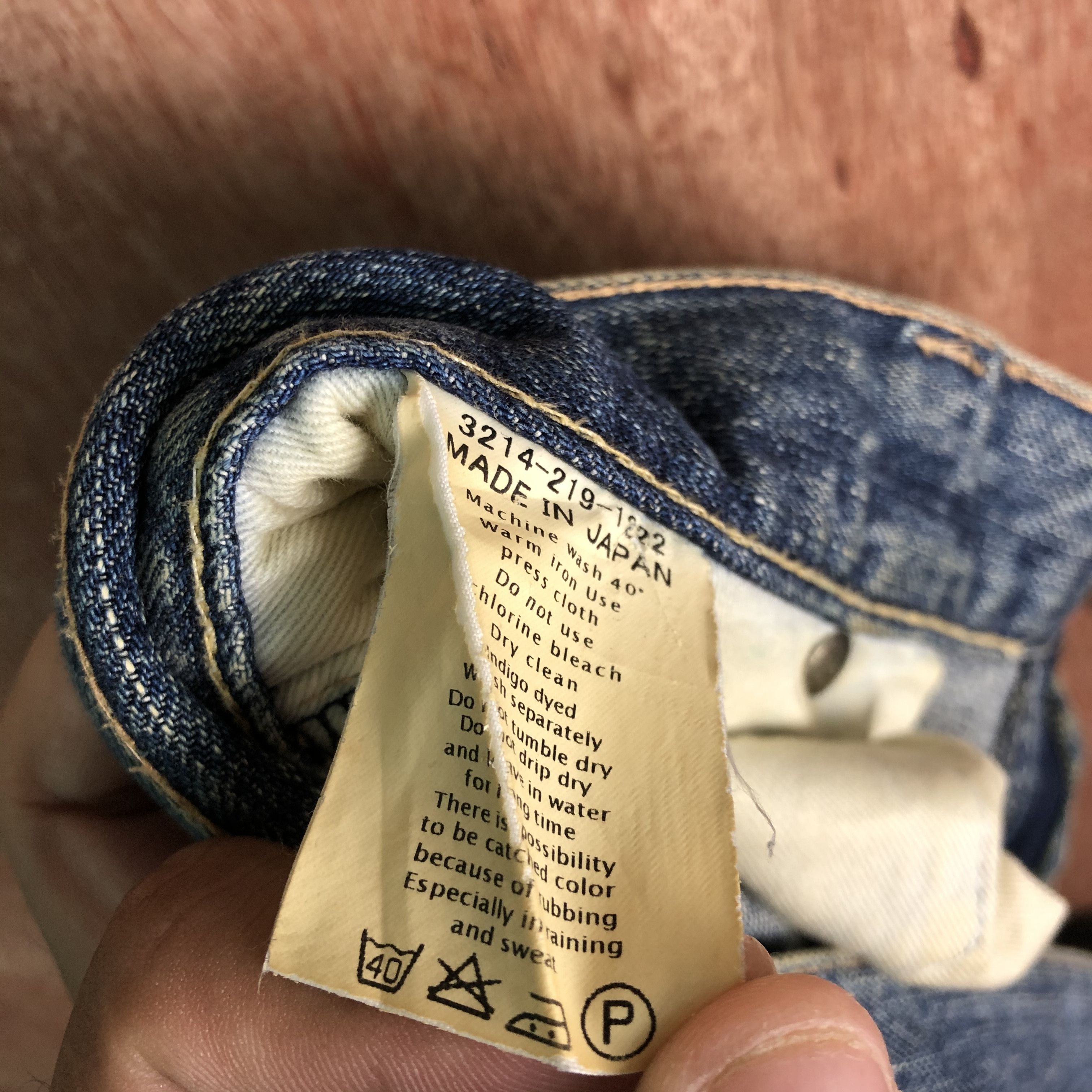 United Arrows DLL United Arrow Japan Blue distressed Denim Pants #c085 Size US 35 - 10 Thumbnail