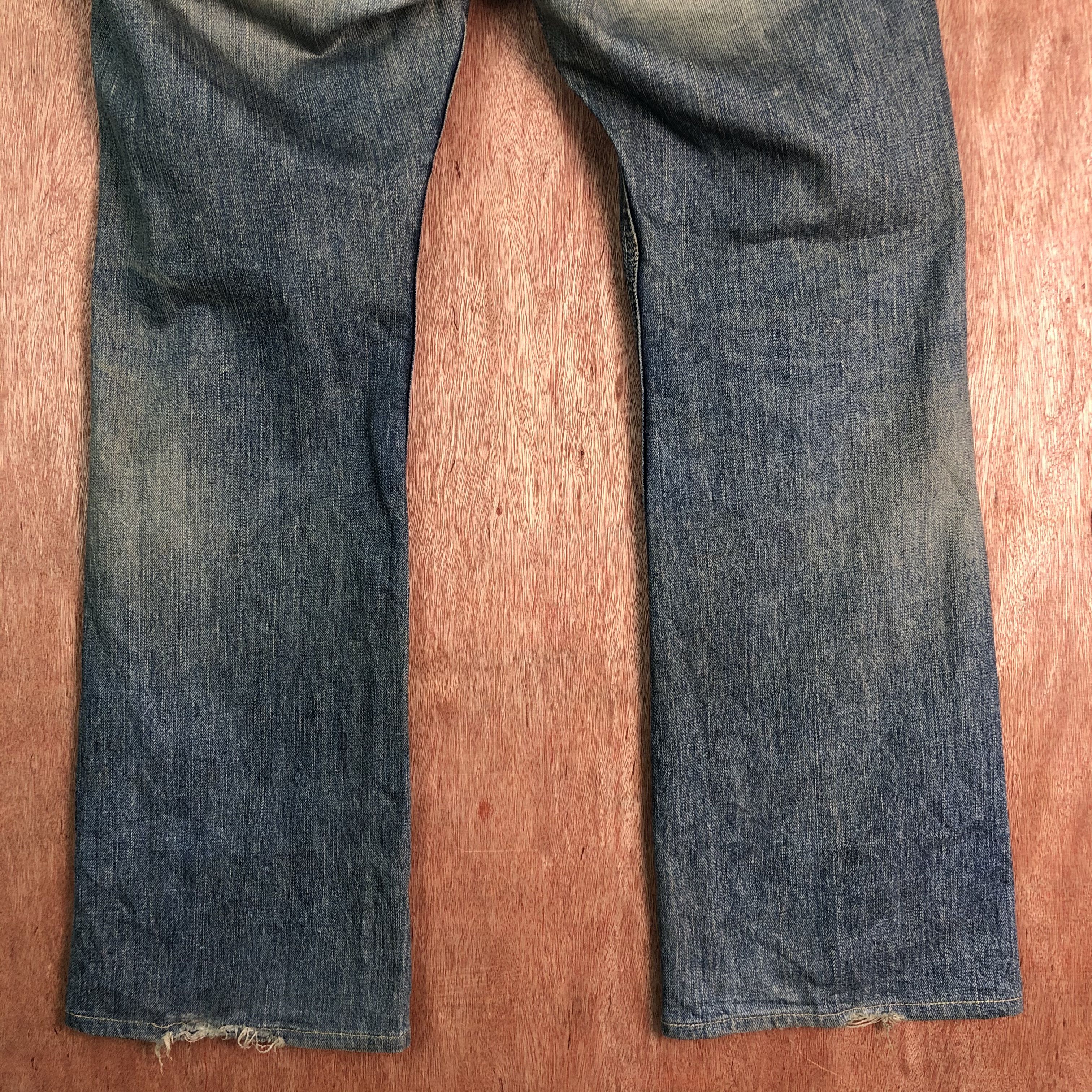 United Arrows DLL United Arrow Japan Blue distressed Denim Pants #c085 Size US 35 - 11 Thumbnail